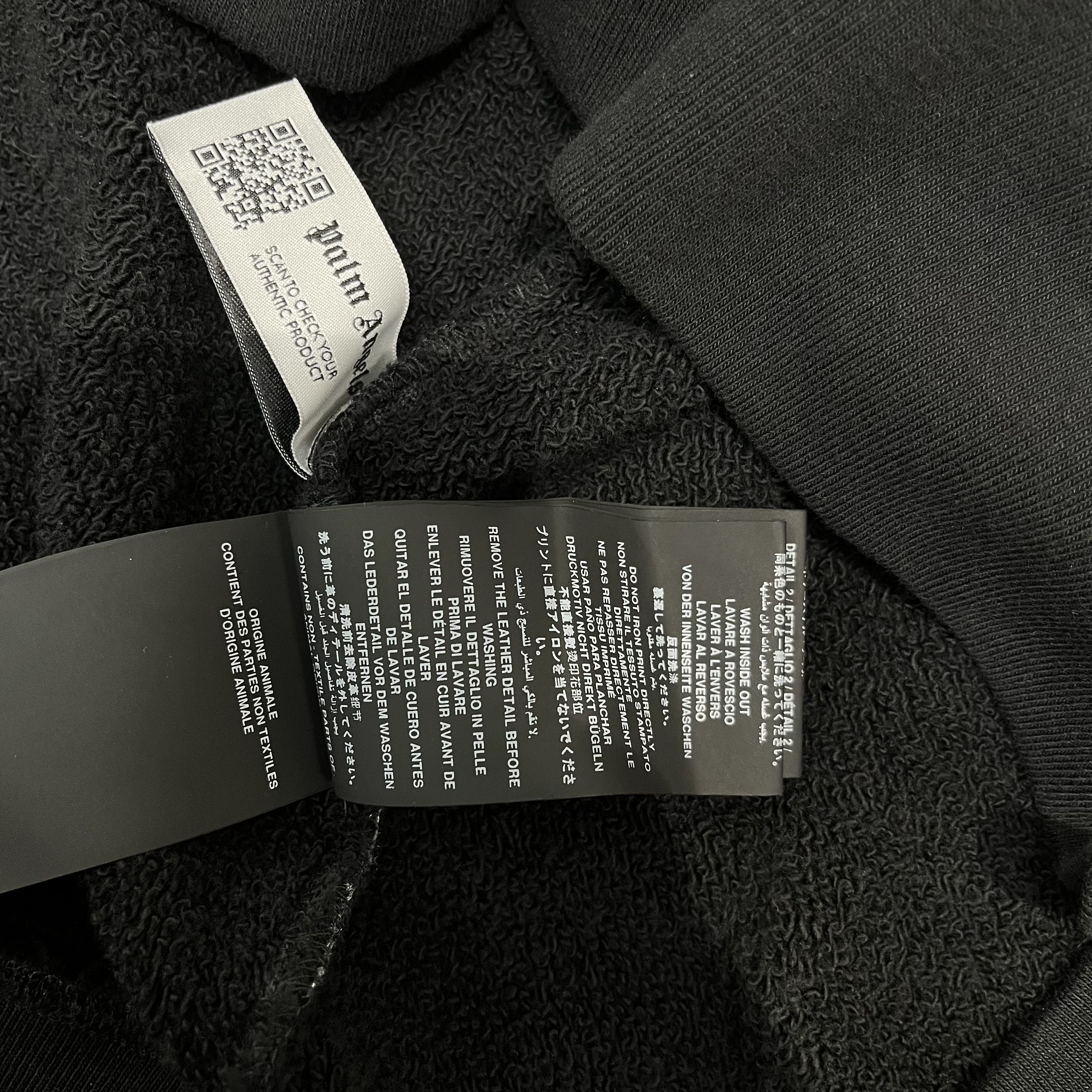 Palm Angels Palm Angels Embroidered Logo Hoodie Black Size US M / EU 48-50 / 2 - 10 Thumbnail