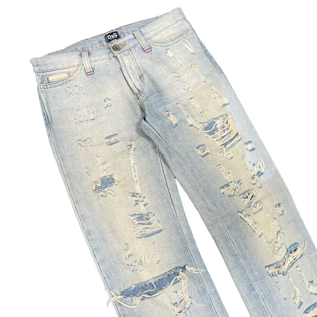 DC Comics × Dolce & Gabbana Dolce Gabbana x DC Comic Distressed Grunge Denim Jeans Size US 29 - 2 Thumbnail