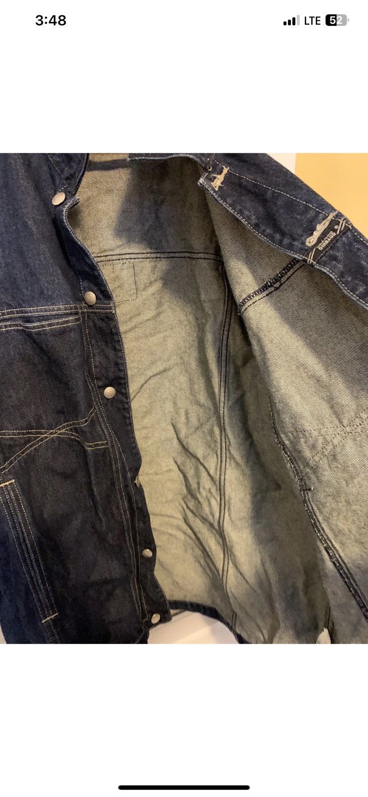 Marithe + Francois Girbaud Marithe Francois Girbaud mens sz 3XL denim jacket shirt blue Size US XXL / EU 58 / 5 - 8 Thumbnail