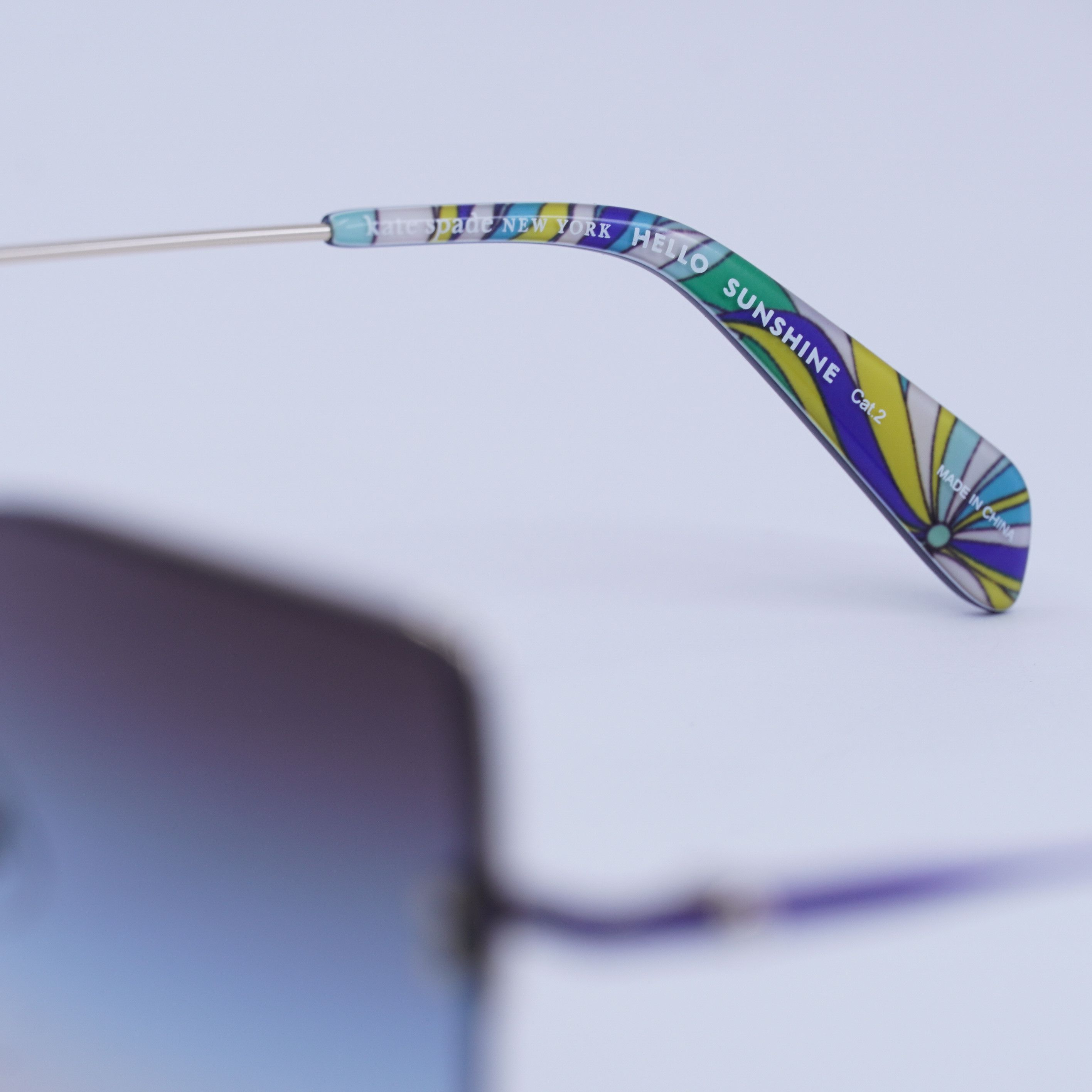 Kate Spade Kate Spade ARIELLA/G/S 0LKS 98 Sunglasses Gold Butterfly Size ONE SIZE - 5 Thumbnail