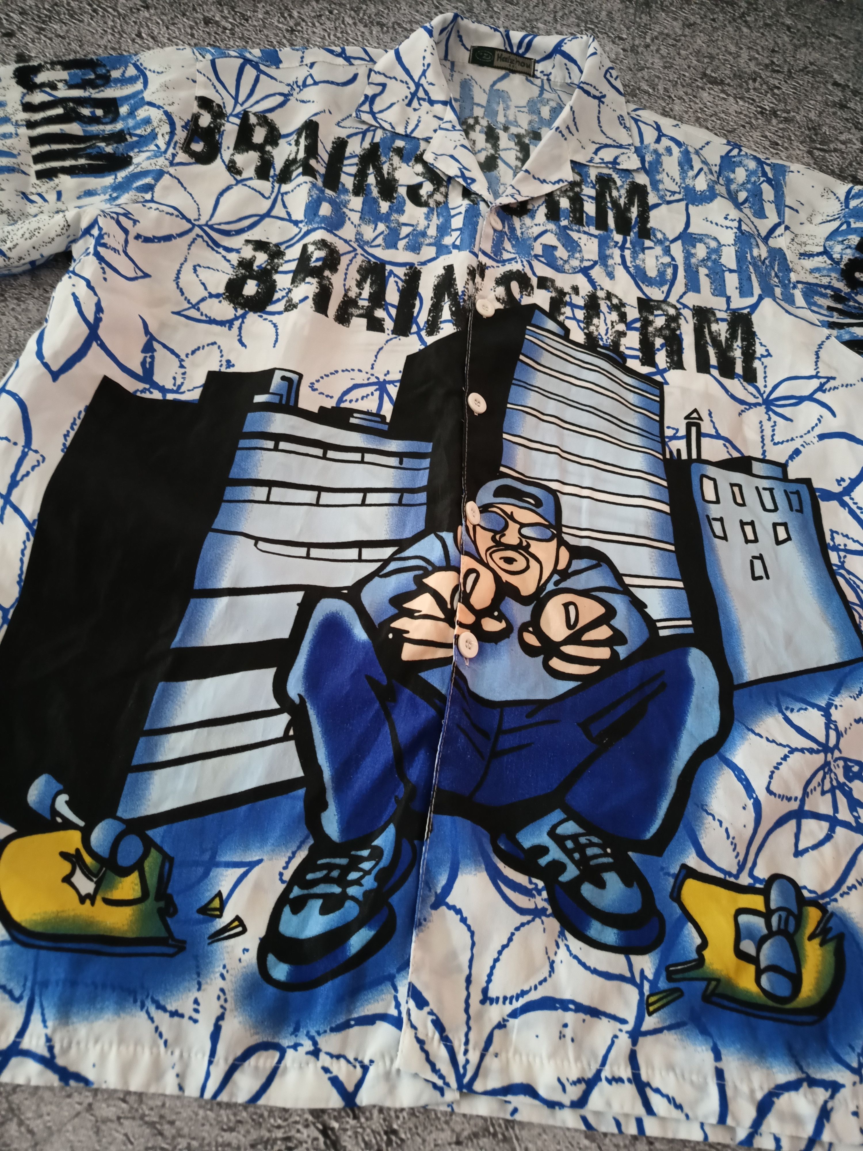 Designer Hip hop skater y2k short sleeve shirt Size US XXL / EU 58 / 5 - 3 Thumbnail