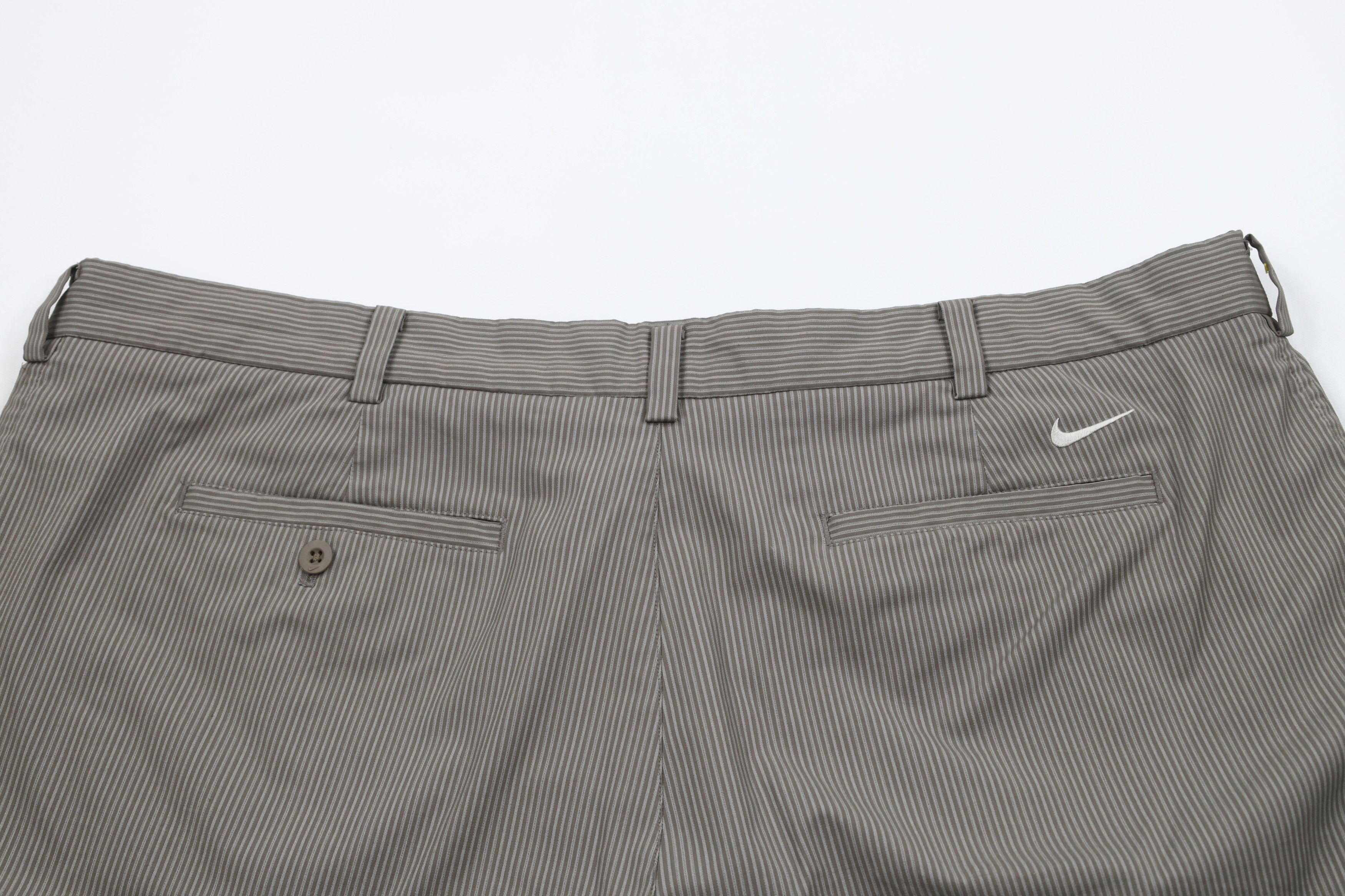 Nike × Vintage Nike Golf Flat Front Tech Golfing Golf Chino Shorts Gray Size US 42 / EU 58 - 8 Thumbnail