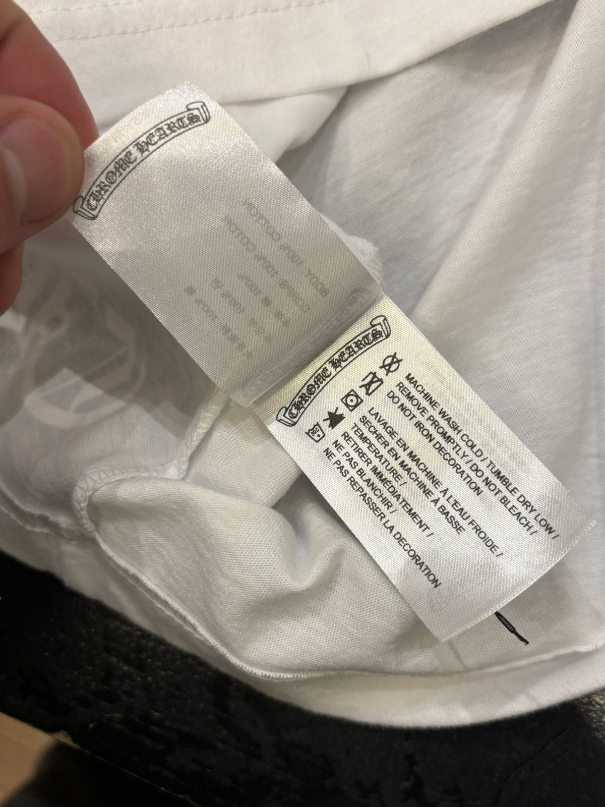 Chrome Hearts Chrome Hearts Scroll Tee - White Size US XL / EU 56 / 4 - 5 Thumbnail