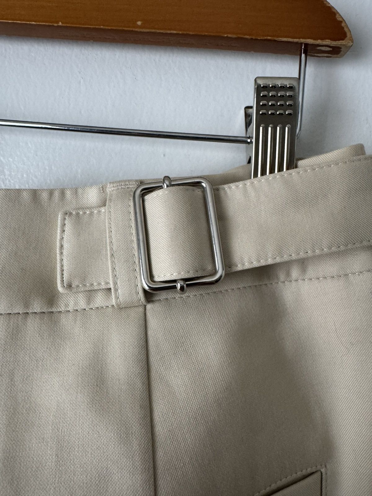 Proenza Schouler Proenza Schouler Khaki Wide- Leg Pants Size 30" / US 8 / IT 44 - 4 Thumbnail