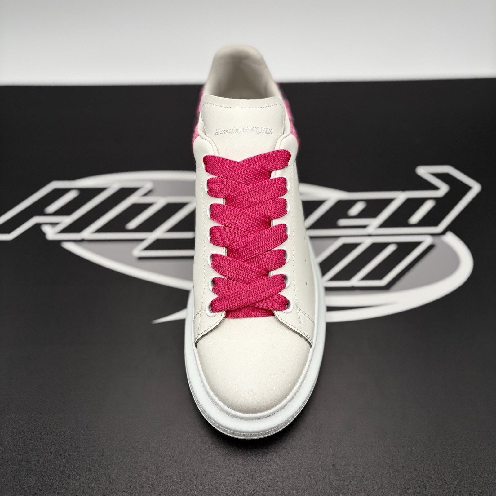 Alexander McQueen Alexander McQueen ' White, Pink Snake Print ' | GREAT COND! Size US 8 / EU 41 - 14 Thumbnail