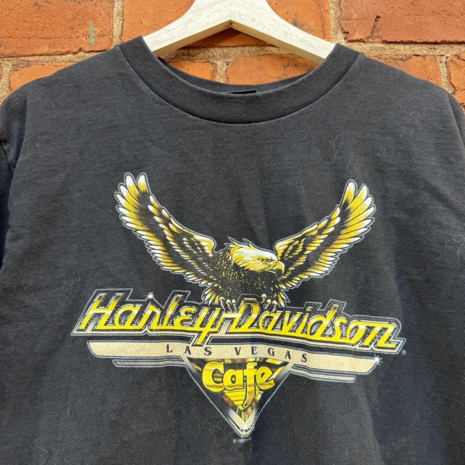 Harley Davidson vintage Harley Davidson cafe Las Vegas t shirt 1997 L Size US L / EU 52-54 / 3 - 2 Thumbnail