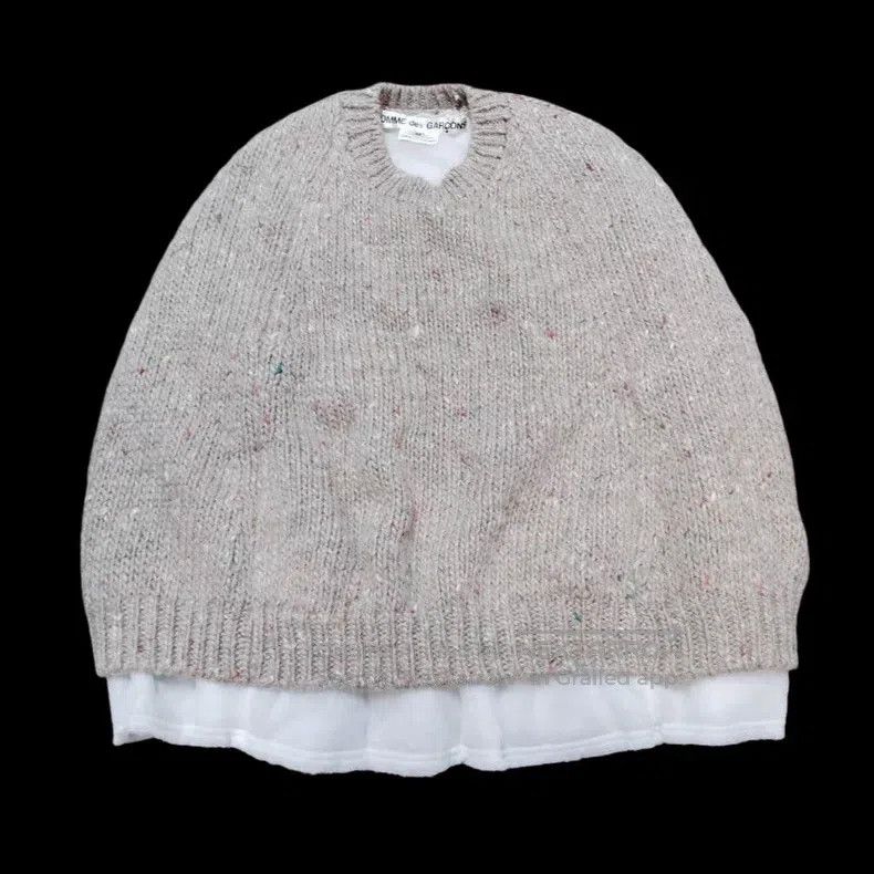 Comme des Garcons Comme Des Garcons Double-layered Knit Cloak Size M / US 6-8 / IT 42-44 - 1 Thumbnail