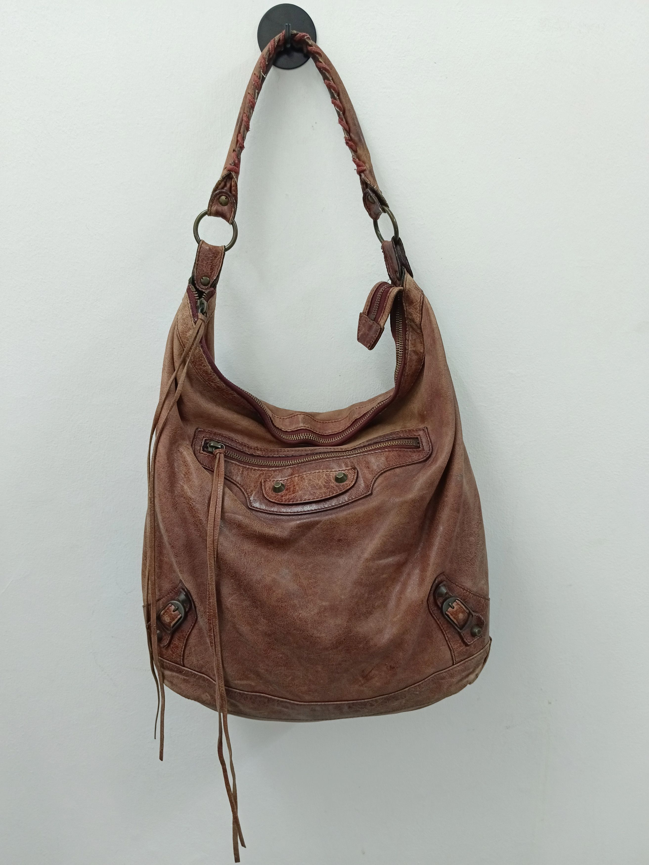Balenciaga Balenciaga Motocross Classic Day Hobo Bag Size ONE SIZE - 4 Thumbnail