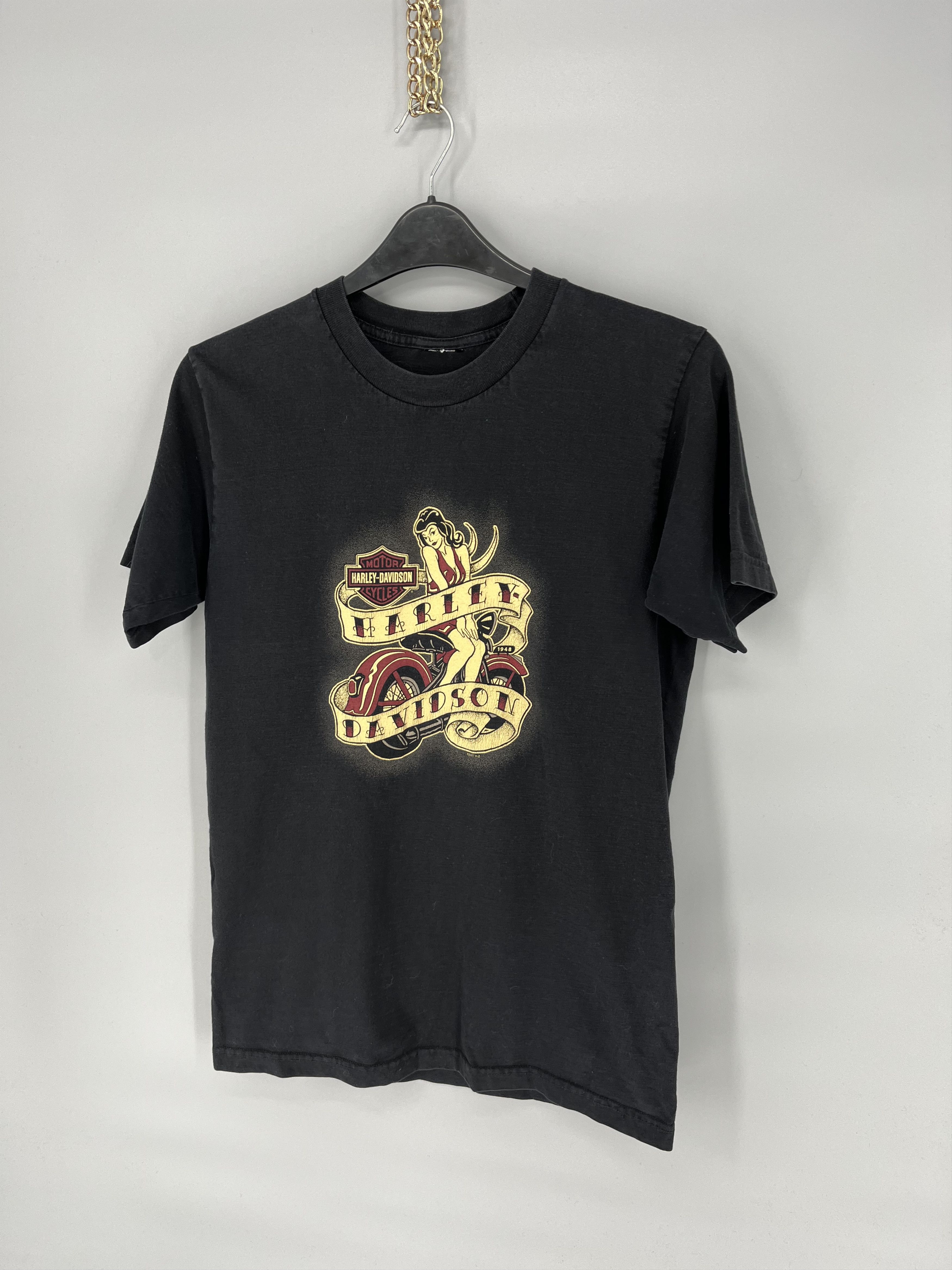 Harley Davidson Vintage 00s Harley Davidson "Hamburg" T-shirt Streetwear Size US M / EU 48-50 / 2 - 3 Thumbnail