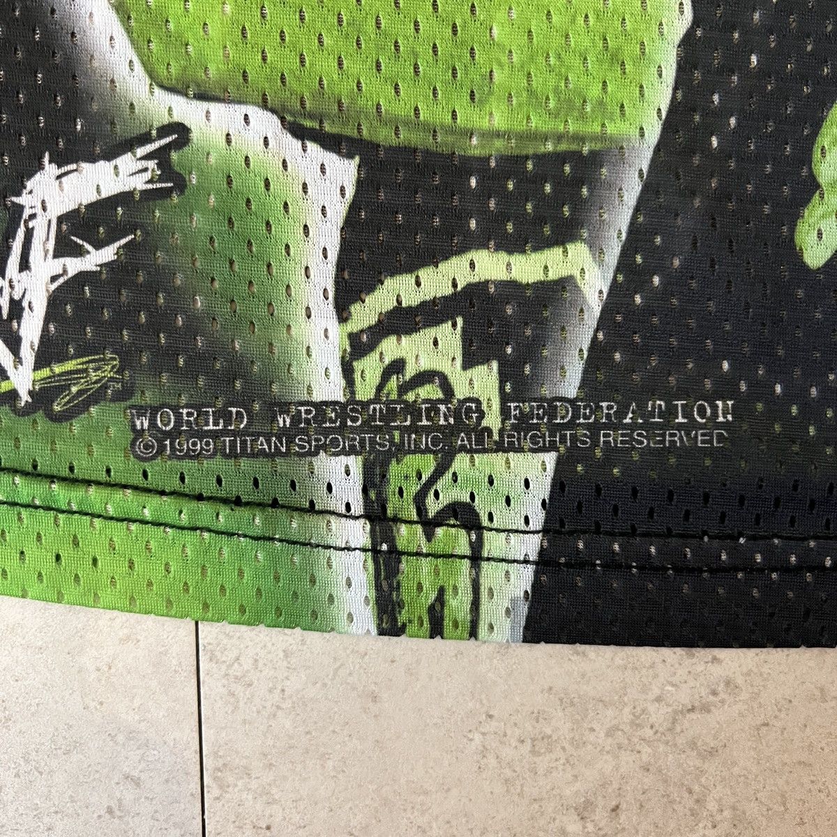 Other Vintage 90s WWF D Generation X Mesh T Shirt Size US XL / EU 56 / 4 - 5 Thumbnail