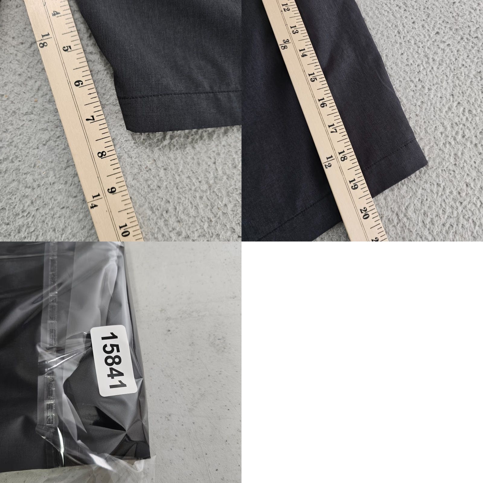 Vintage 7 Diamonds Shorts Mens 42 Black Lightweight Breathable 7" Inseam Flat Front Zip Pockets Wrinkle Resistant Chino 7" Mens Size US 42 / EU 58 - 8 Thumbnail