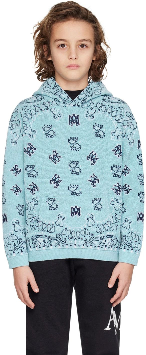 Amiri oc11z0225 KIDS Bandana Hoodie in Multicolor Size US XXS / EU 40 - 1 Thumbnail
