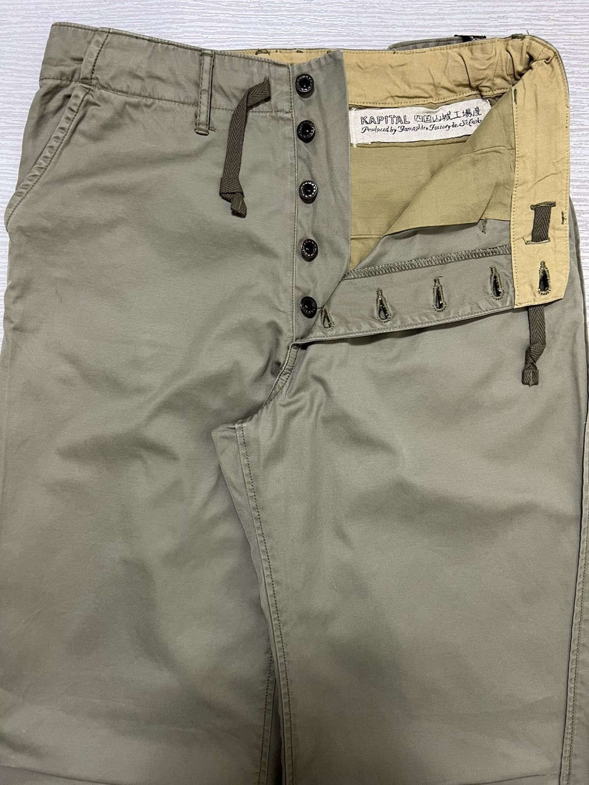 Kapital Kapital - Multi-Button Military Parachute Pants Size US 28 / EU 44 - 5 Thumbnail