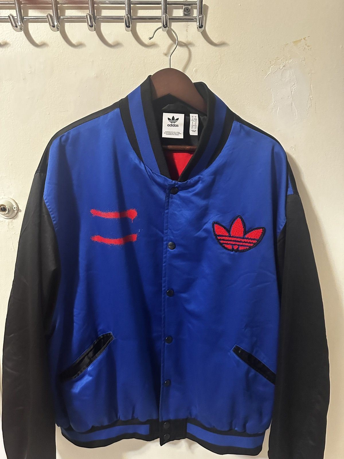 Adidas ADIDAS VINTAGE BOMBER JACKET RUN DMC Size US L / EU 52-54 / 3 - 2 Thumbnail