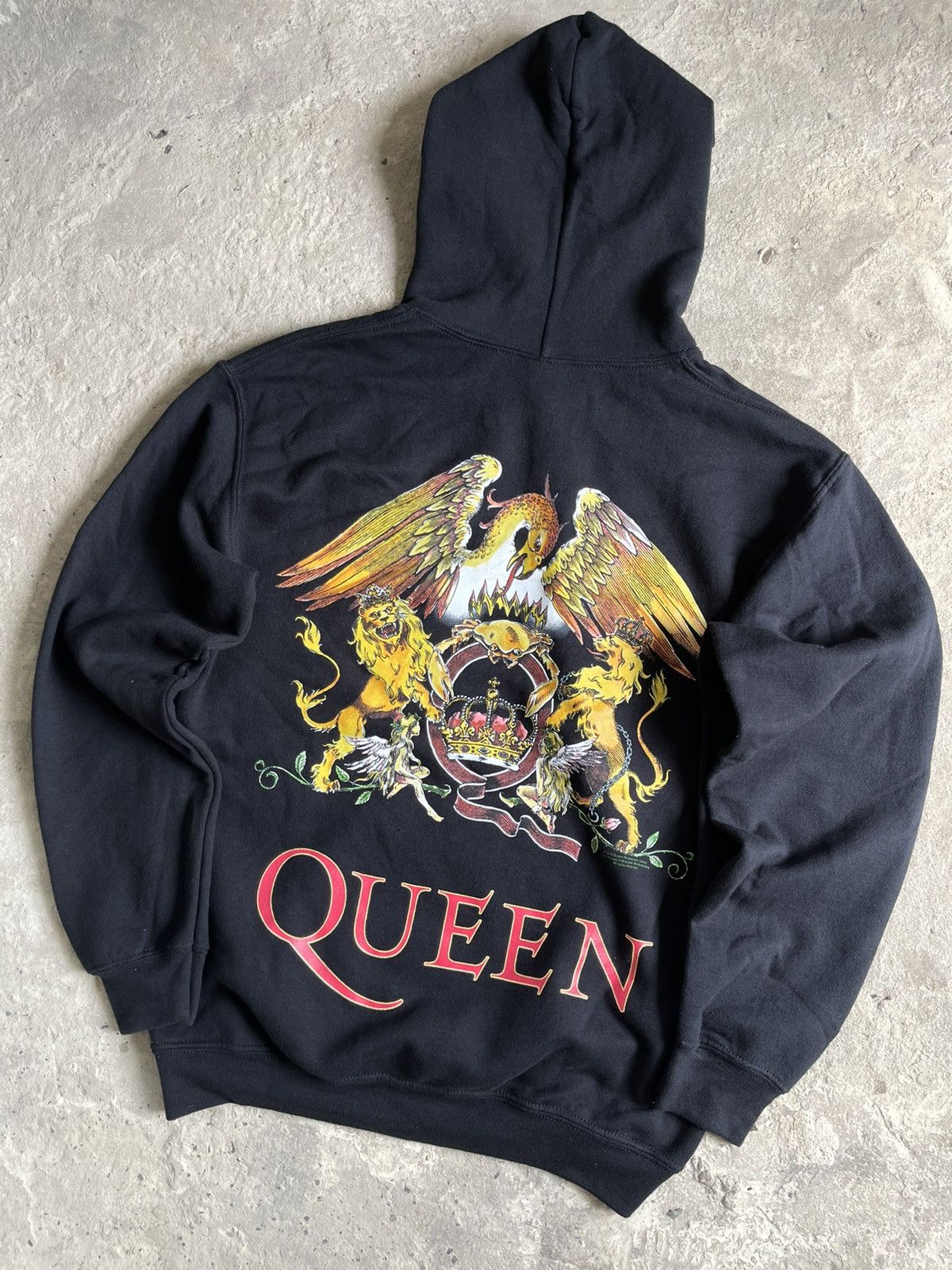 Band Tees Queen Freddie Mercury Y2k Rock Band Boxy Fleece Hoodie Size US S / EU 44-46 / 1 - 3 Thumbnail