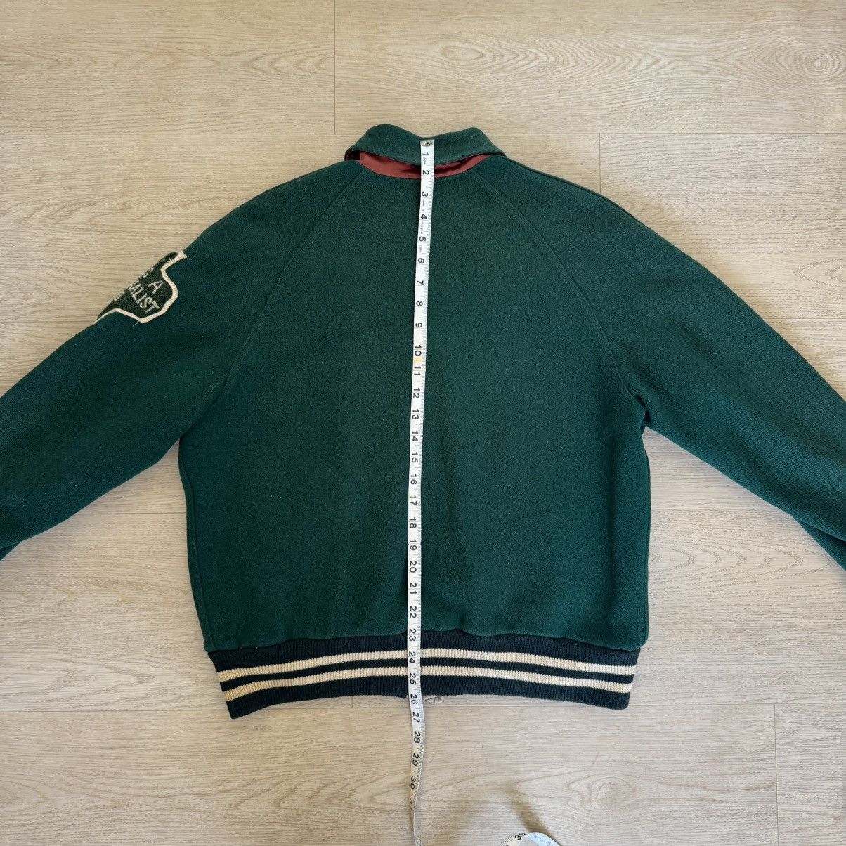 Other Vintage 50s Letter L Letterman Varsity 1955 Large Reversible Size US L / EU 52-54 / 3 - 7 Thumbnail