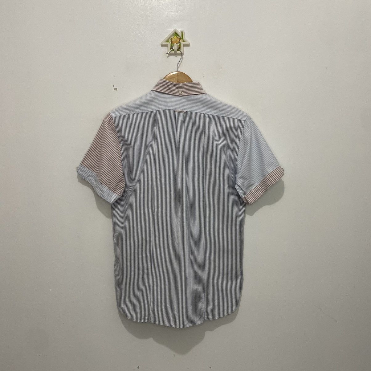 Bape One Point Logo Pinstripe Polo Size US S / EU 44-46 / 1 - 3 Thumbnail