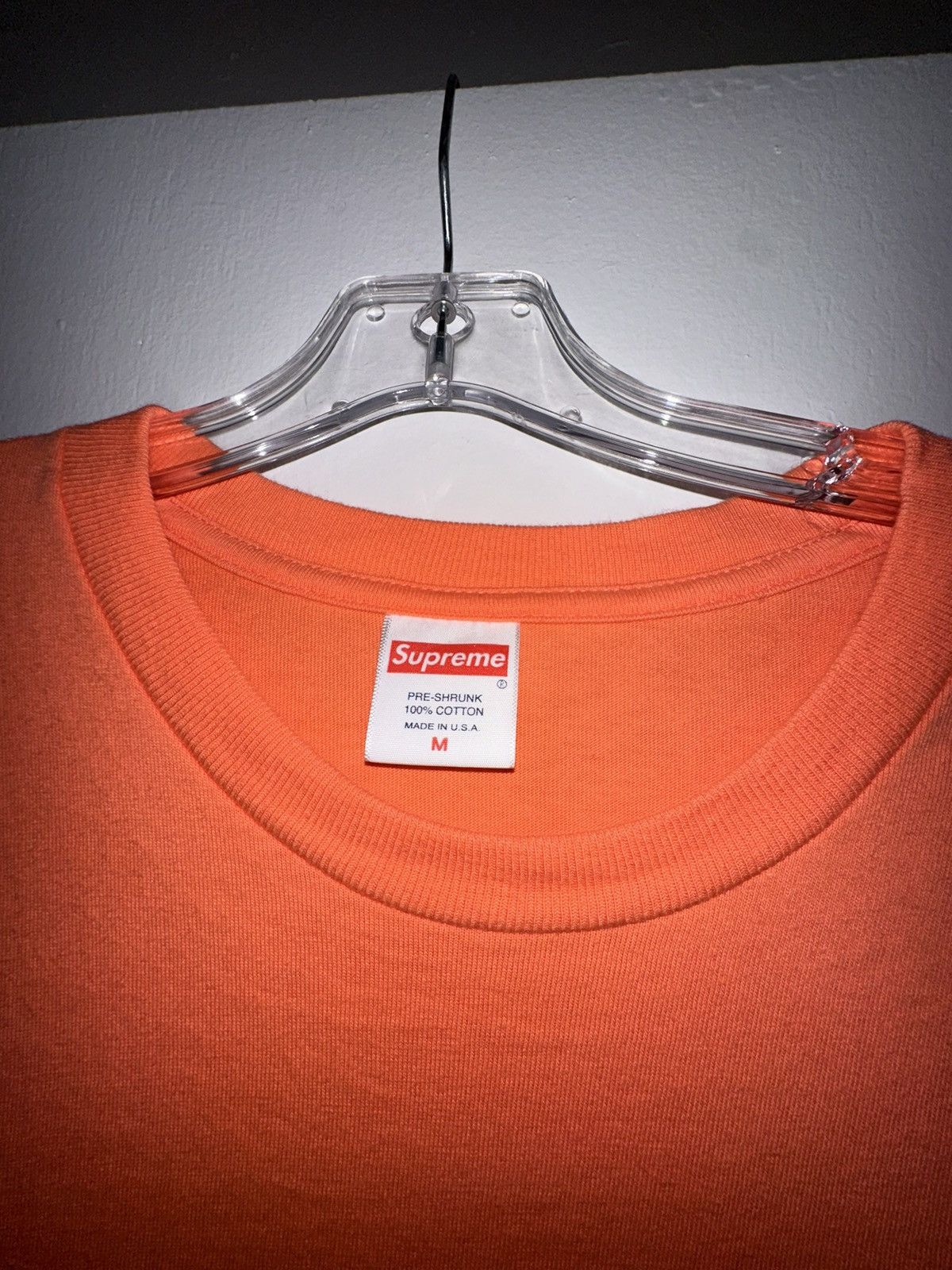 Supreme Supreme Bite Tee Neon Orange Medium FW19 Size US M / EU 48-50 / 2 - 3 Thumbnail