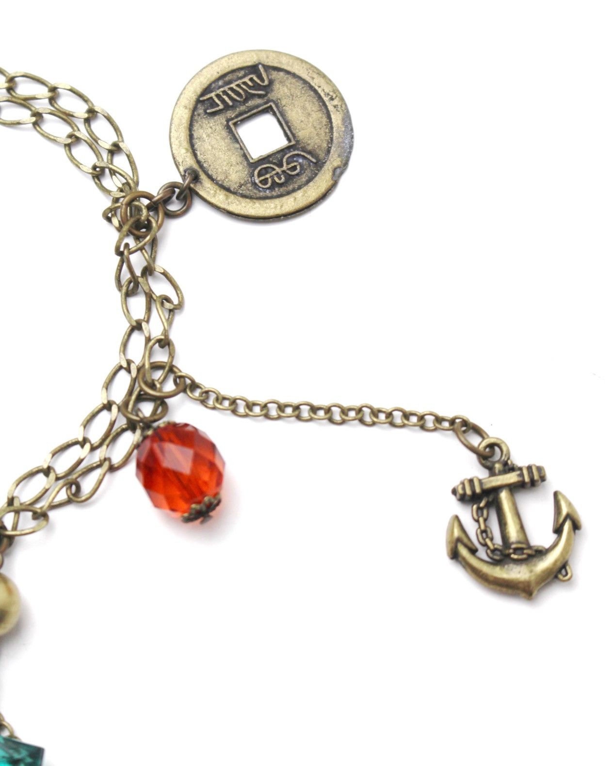 Vintage 2000S JAPANESE MADE BOHO FORTUNE HUNT CHARMS BRACELET Size ONE SIZE - 5 Thumbnail