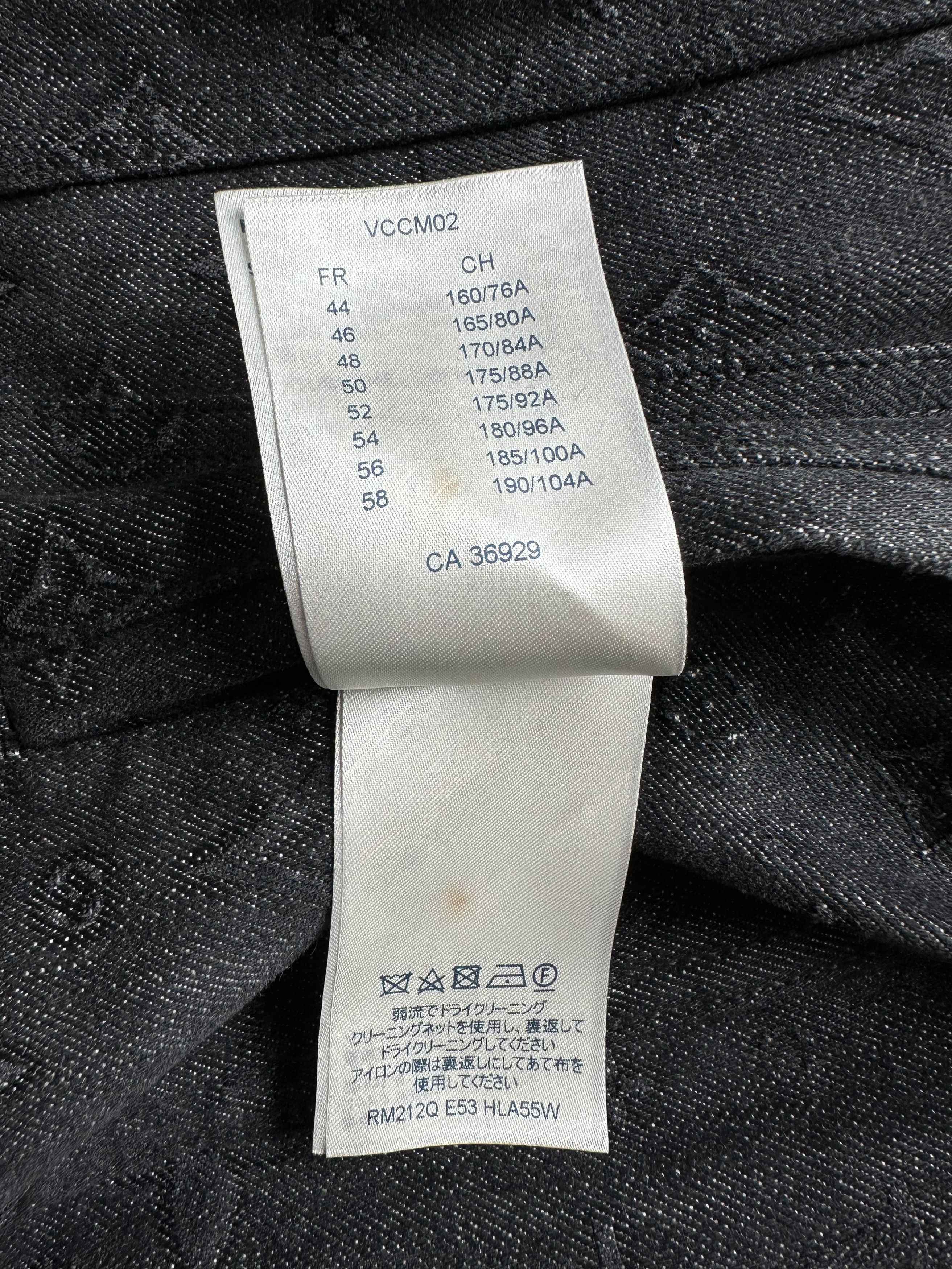 Louis Vuitton Louis Vuitton Black DNA Monogram Denim Jacket Size US M / EU 48-50 / 2 - 6 Thumbnail