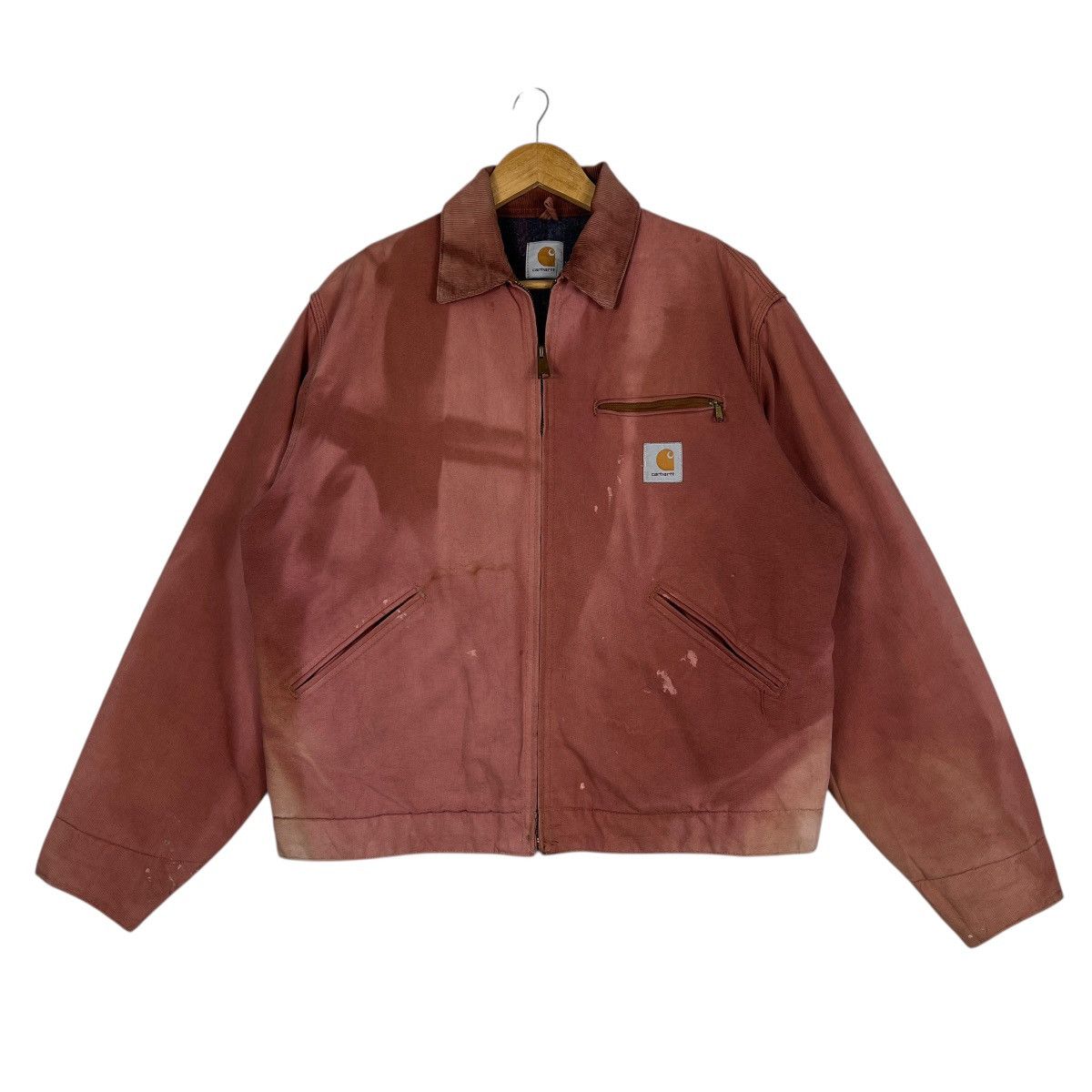 Carhartt 🔥 RARE VINTAGE CARHARTT DETROIT BLANKET DYED SUN FADED Size US L / EU 52-54 / 3 - 2 Thumbnail