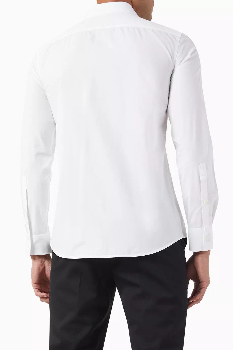 Valentino o1y0525 Logo Solid Color Shirt in White Size US S / EU 44-46 / 1 - 3 Thumbnail
