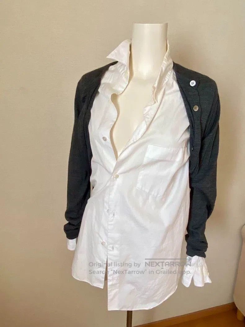 Junya Watanabe Junya Watanabe Mock Two-Piece Knit Cardigan Shirt Size S / US 4 / IT 40 - 4 Thumbnail