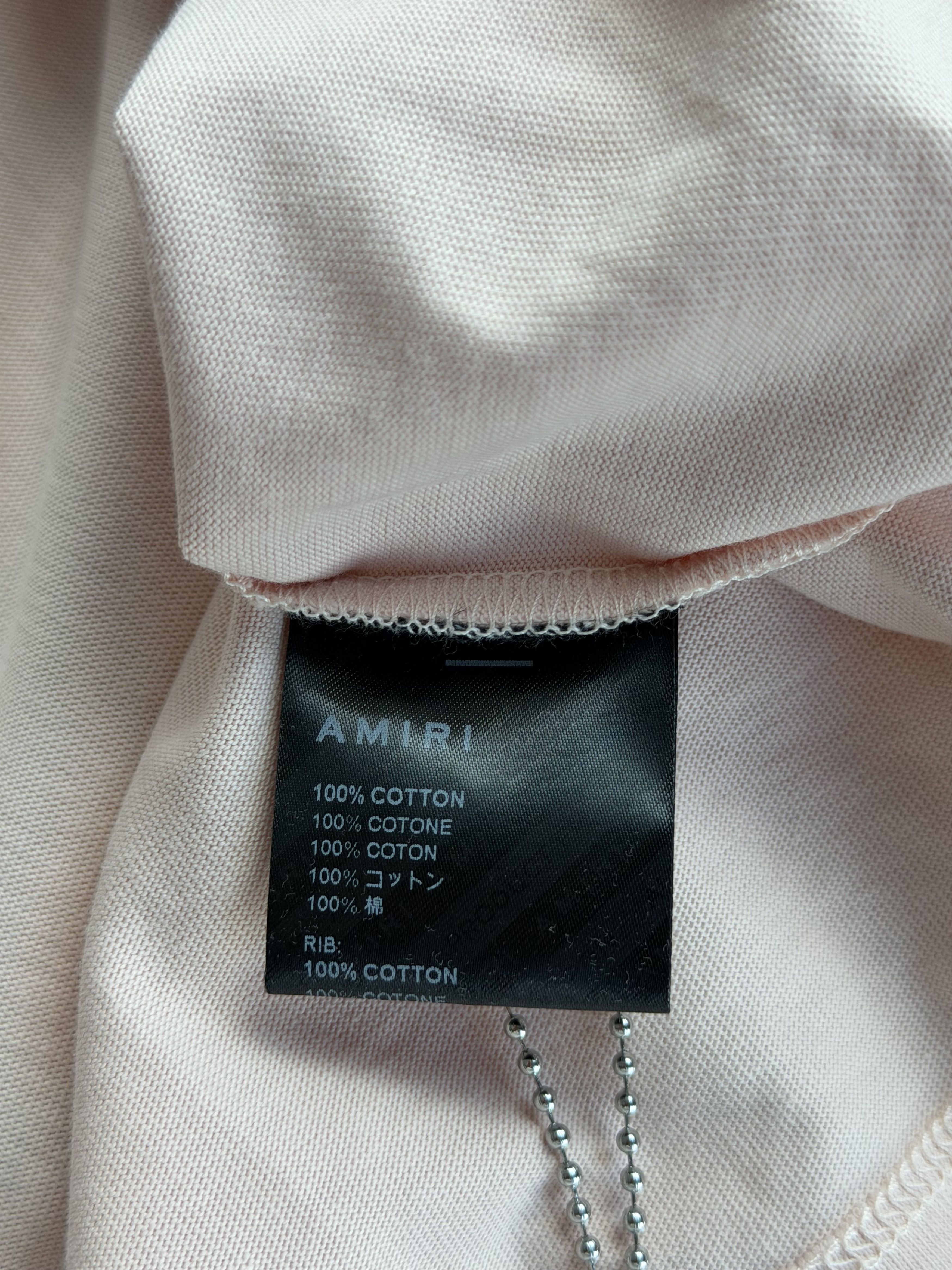 Amiri Amiri Pink & Black Core Logo T-Shirt Size US XXL / EU 58 / 5 - 4 Thumbnail