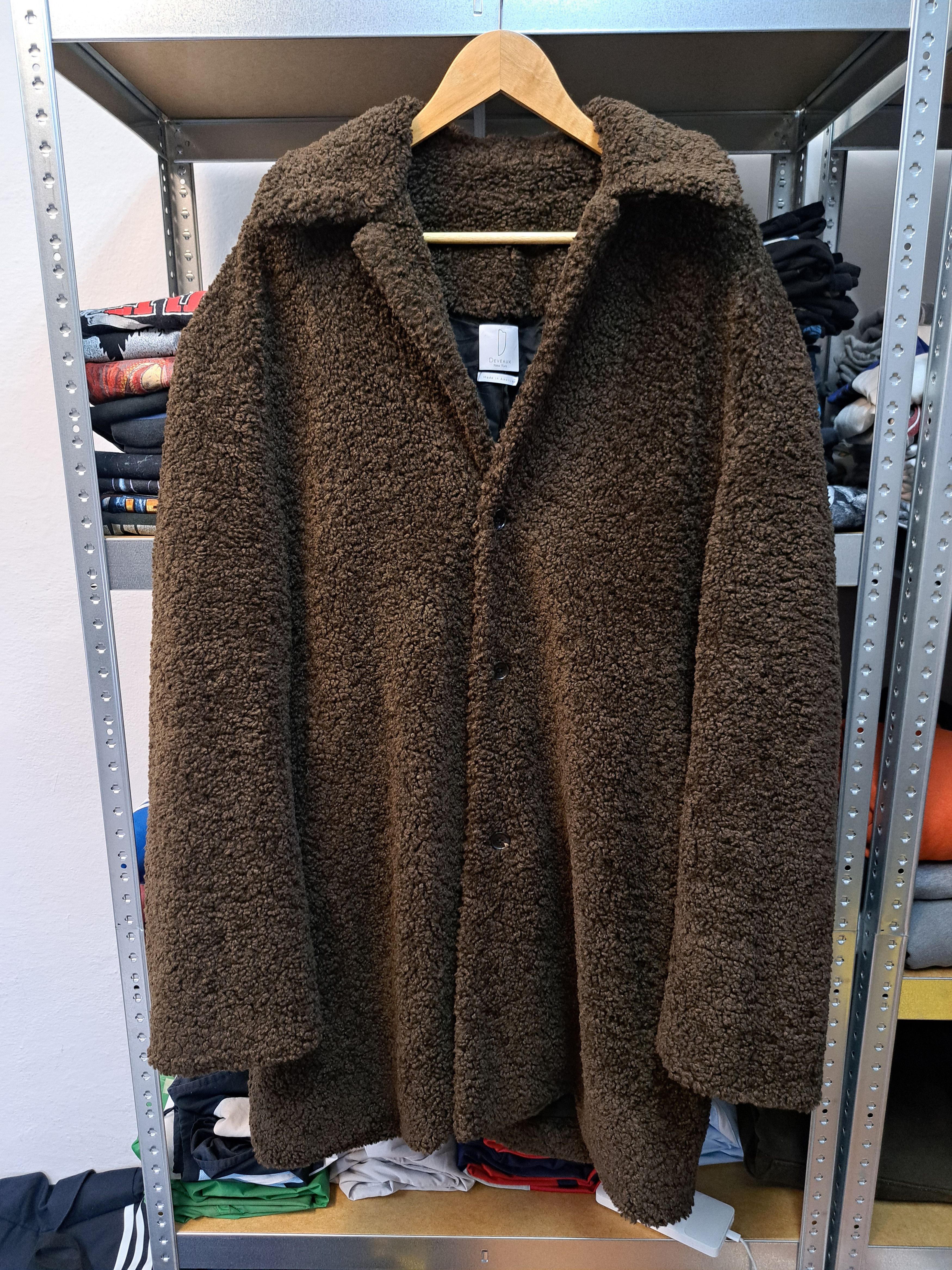 Deveaux Deveaux Faux Fur Shearling Teddy Coat Made in USA Size US XL / EU 56 / 4 - 2 Thumbnail
