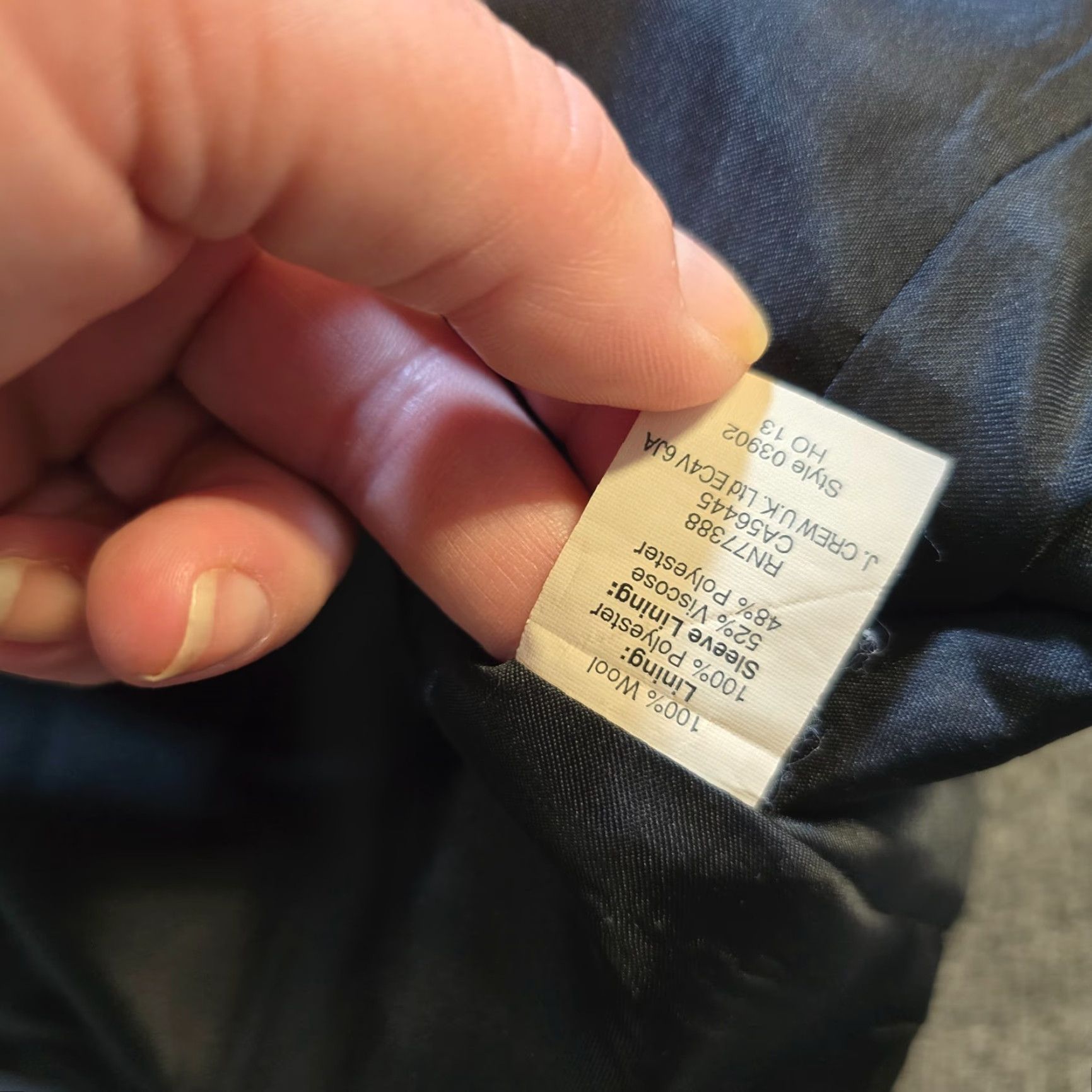 J.Crew J.CREW Blazer Women Size 6 Black Wool Stretch One Button Academia Career Capsule Shirt Size M / US 6-8 / IT 42-44 - 7 Thumbnail