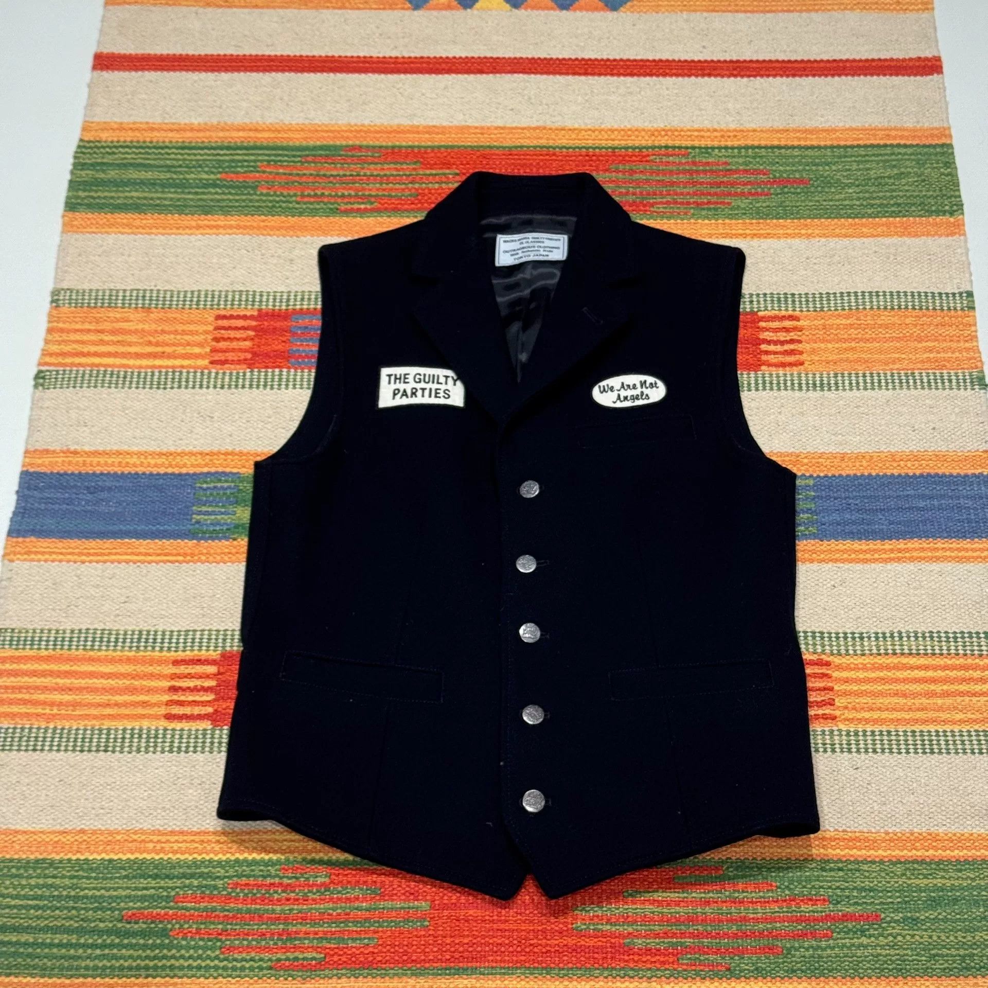 Wacko Maria wacko maria guilty parties black vest Size US L / EU 52-54 / 3 - 1 Thumbnail