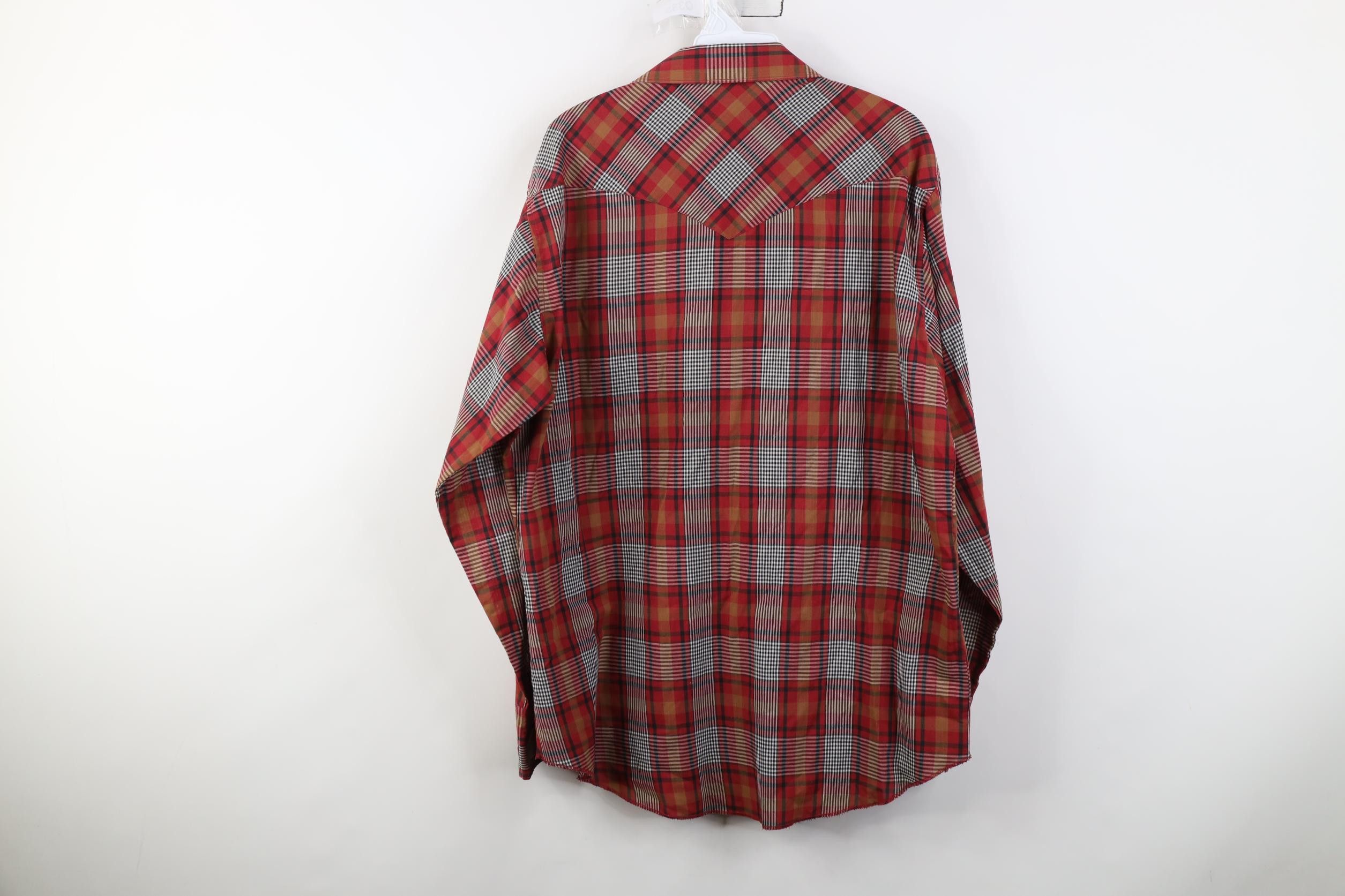 Vintage Vintage 70s 80s Rockabilly Cowboy Snap Button Shirt USA Size US L / EU 52-54 / 3 - 8 Thumbnail