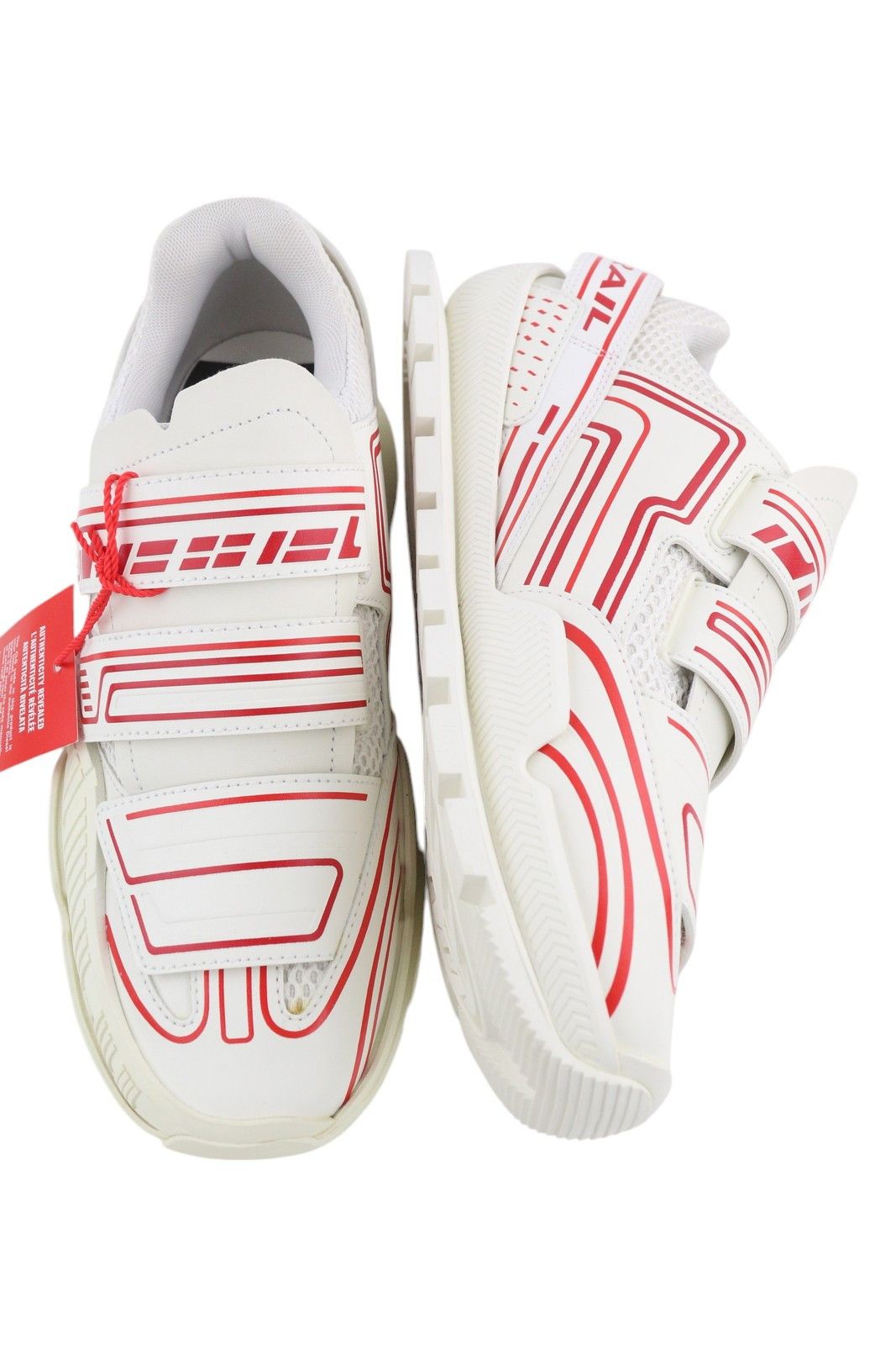 Diesel S-PENDHIO LC EU43 White Almond Toe Pull On Low Top 40864 Size US 10 / EU 43 - 6 Thumbnail
