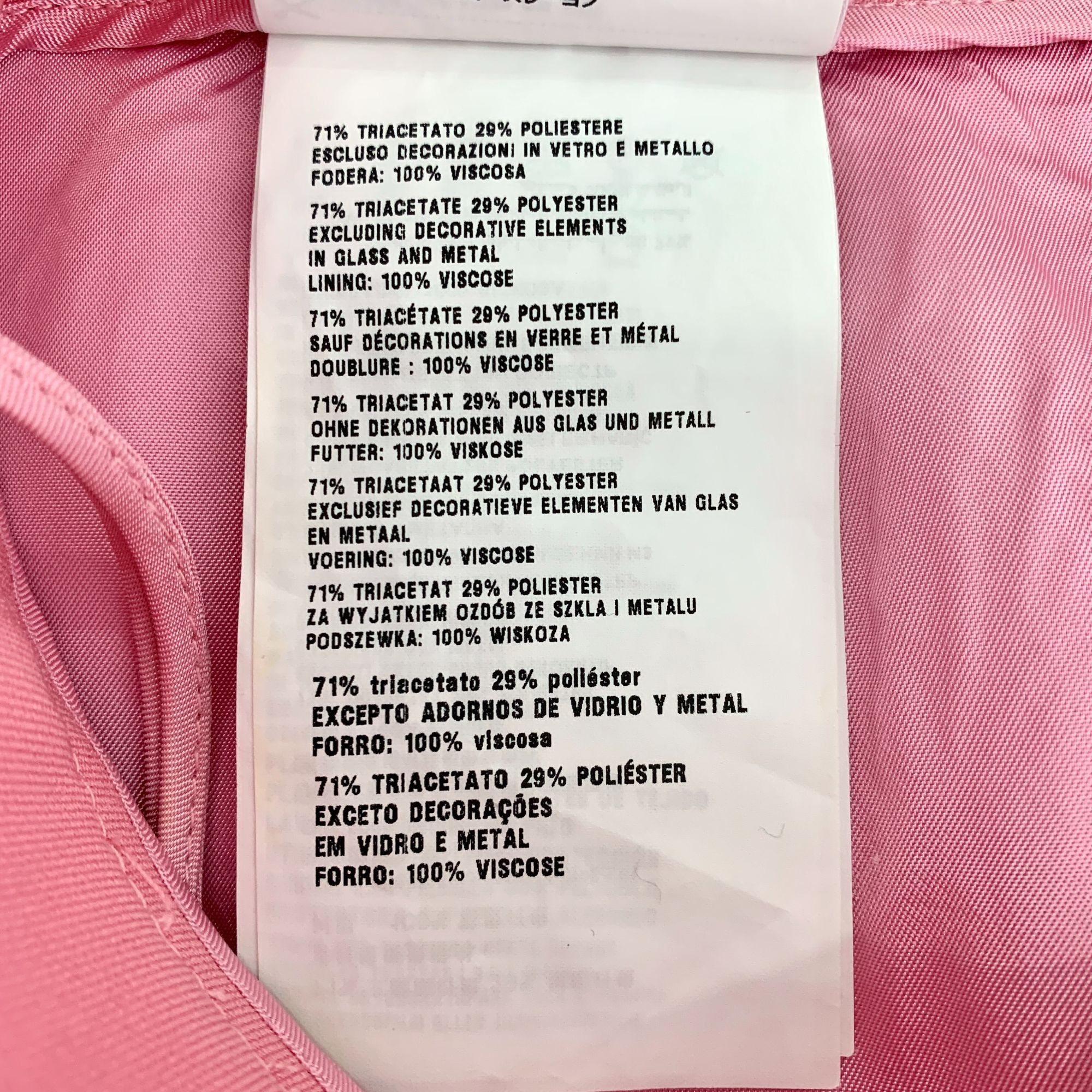 Miu Miu Miu Miu Pink Rhinestone-Trimmed Casual Skirt (Size M) Size 40" / US 18 - 3 Thumbnail