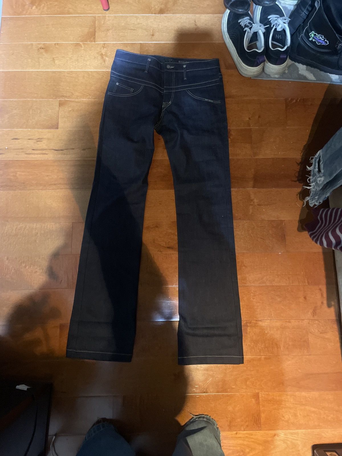 image of If Six Was Nine x Le Grande Bleu L G B Japanese Bootcut Denim in Blue, Men's (Size 34)