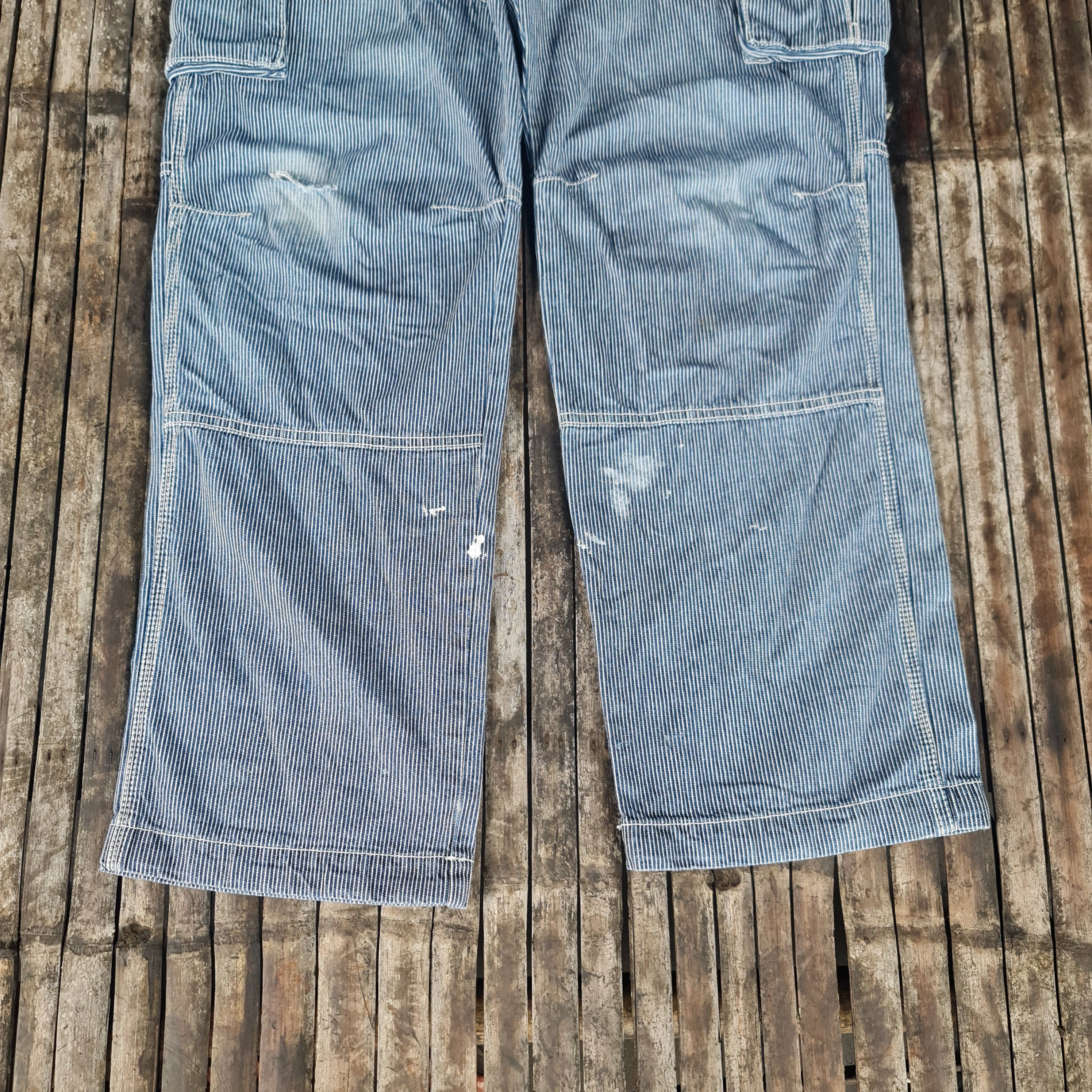 Vintage Vintage Hickory Dogman Baggy Pant j0002 Size US 32 / EU 48 - 2 Thumbnail