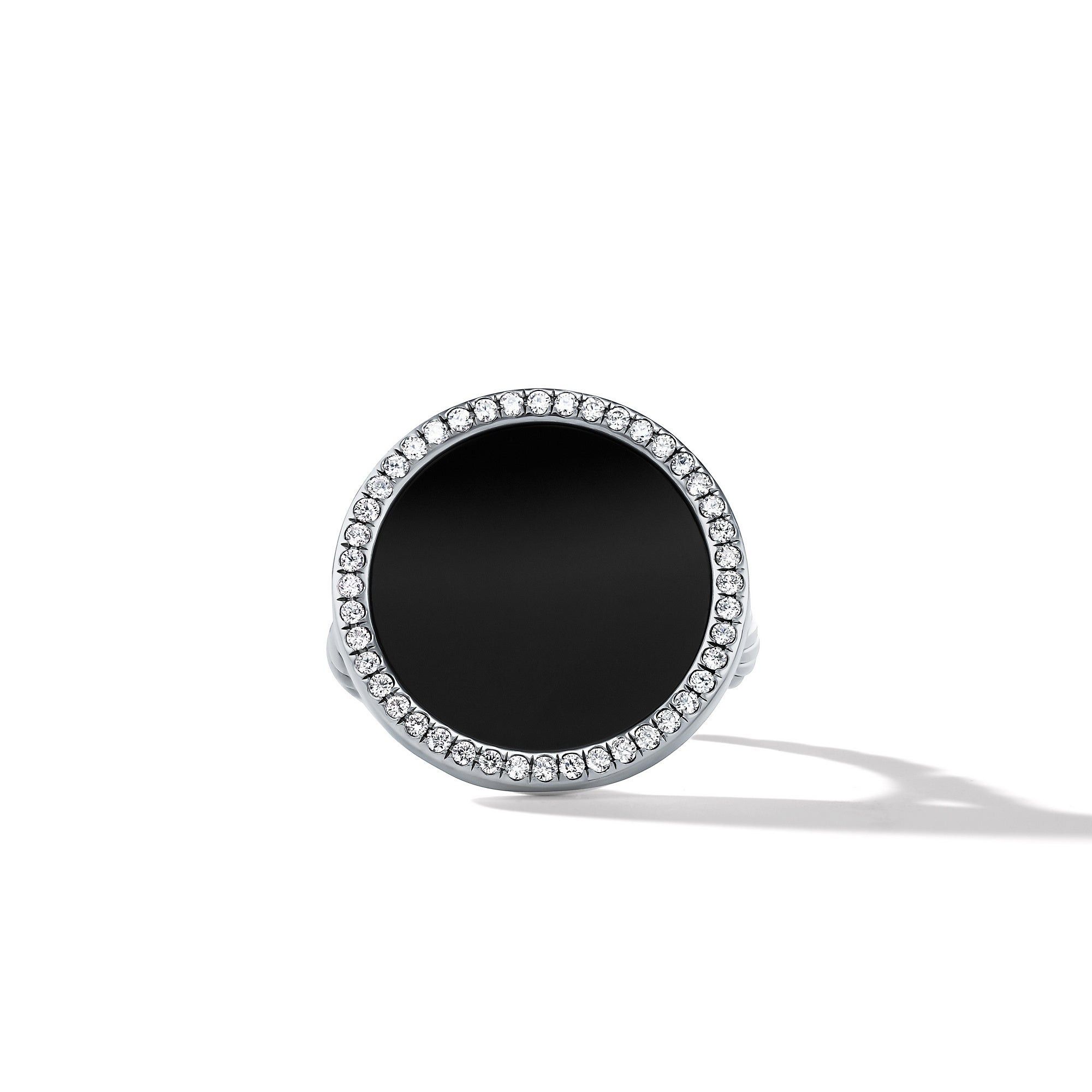 David Yurman o1w1db10325 DY Elements Ring Silver with Black Onyx Size ONE SIZE - 2 Thumbnail