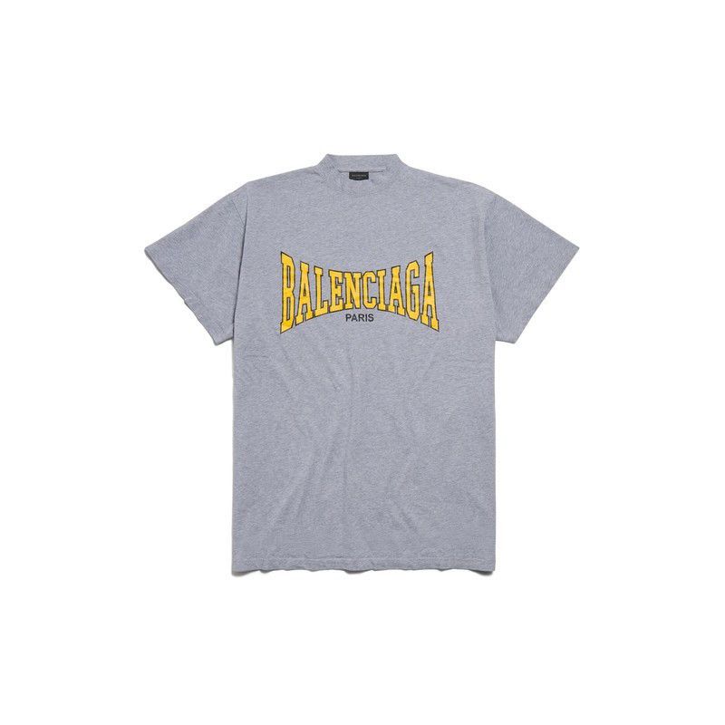 Balenciaga o1w1db11225 Boxing T-Shirt Oversize Fit in Grey Size US S / EU 44-46 / 1 - 1 Thumbnail