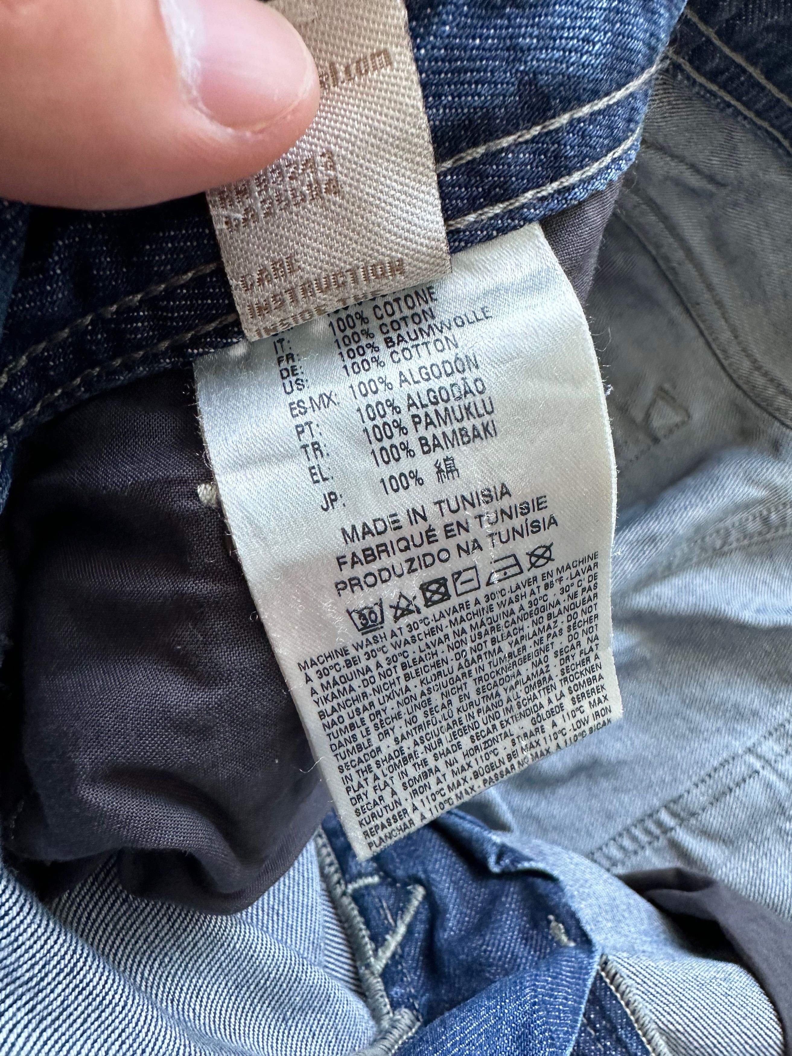 Diesel DIESEL Larkee washed blue denim regular straight pants Size US 35 - 12 Thumbnail