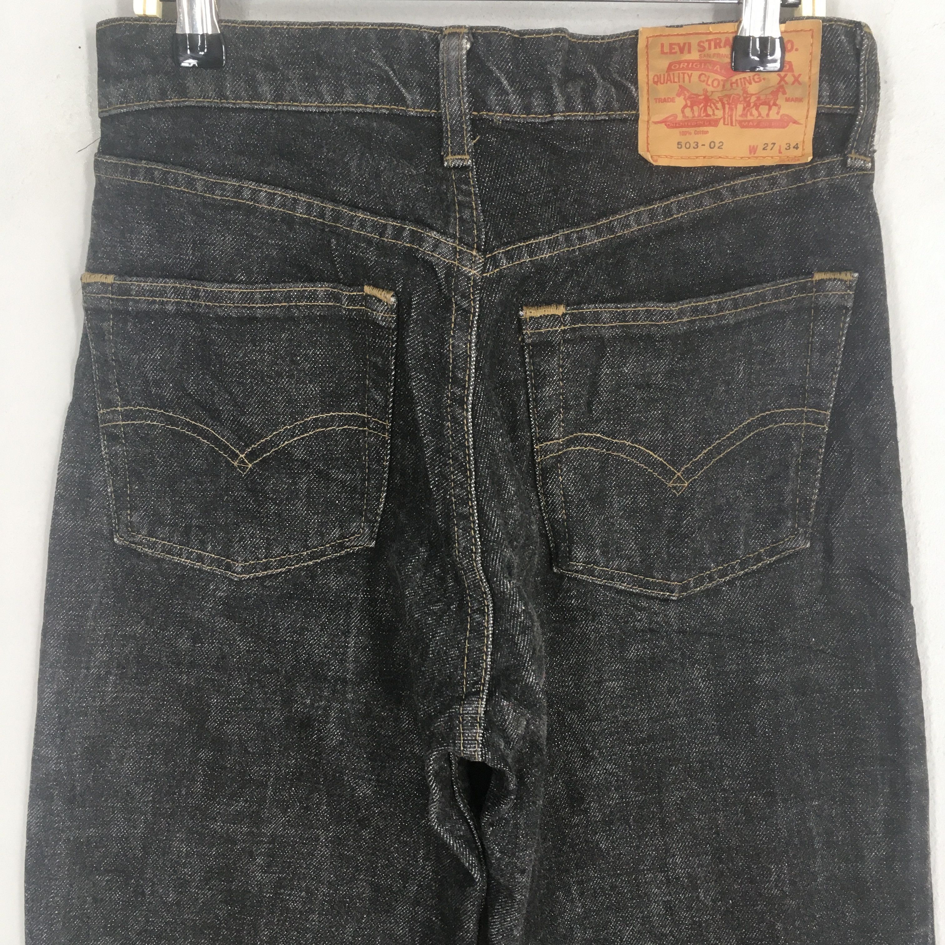 Levi's Size 26x32 Vintage Levi's 503 Black Women's Jeans S2032 Size 26" / US 2 / IT 38 - 10 Thumbnail