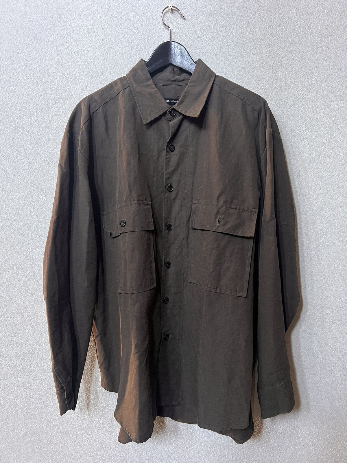 Olive summercloth big shirt