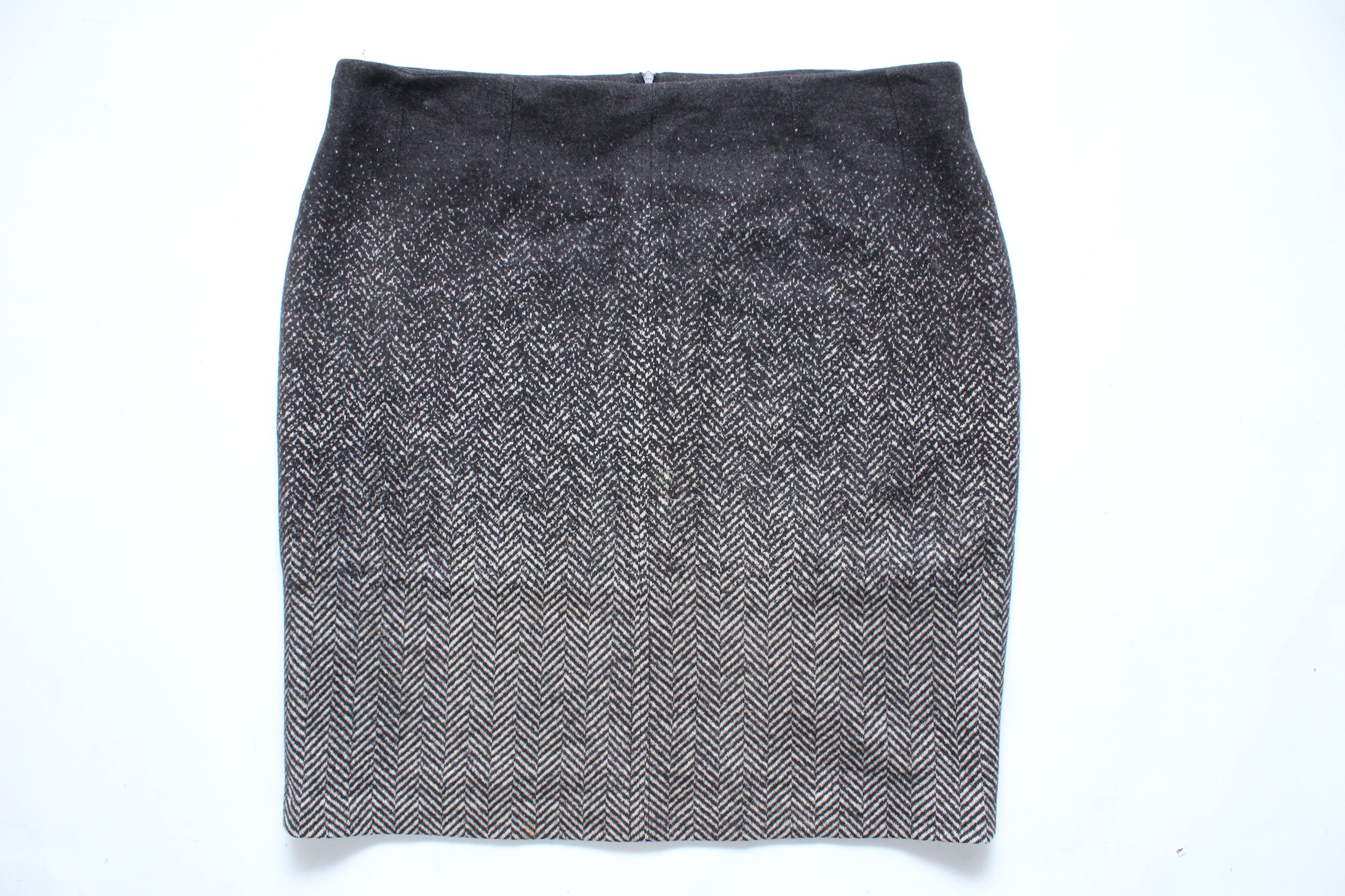 Vintage Devernois Skirt Size 48 Wool Size 34" / US 12 / IT 48 - 1 Thumbnail