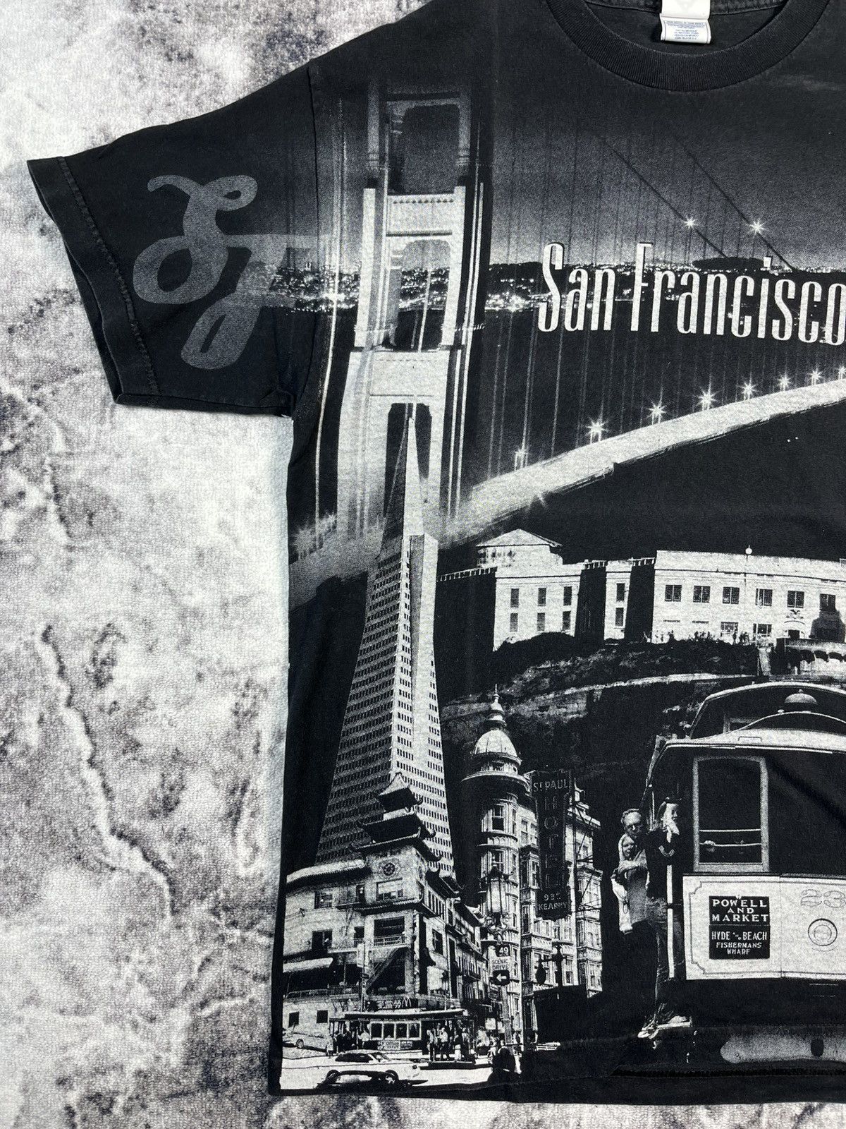 Vintage San Francisco All Over Print Graphic T-Shirt Vintage Size US L / EU 52-54 / 3 - 2 Thumbnail