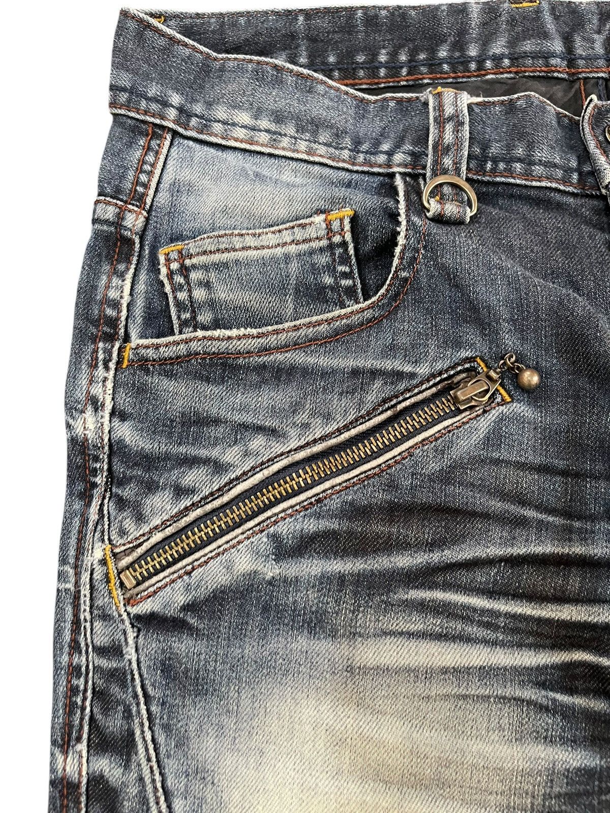 Nicole Club × Seditionaries Vintage Nicole Club Hideaways Bondage Punk Distressed Denim Size US 31 - 5 Thumbnail