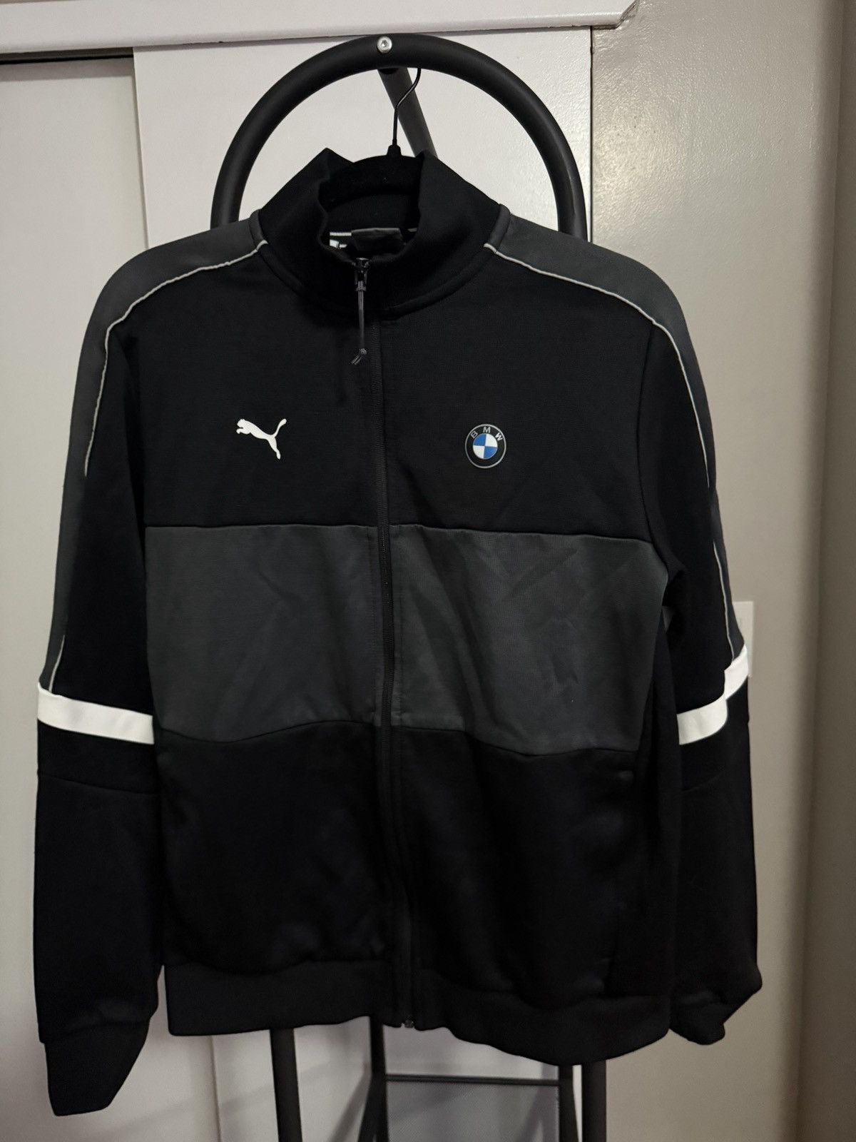BMW × Puma Black PUMA X BMW Zip-up Sweater Size US M / EU 48-50 / 2 - 1 Thumbnail