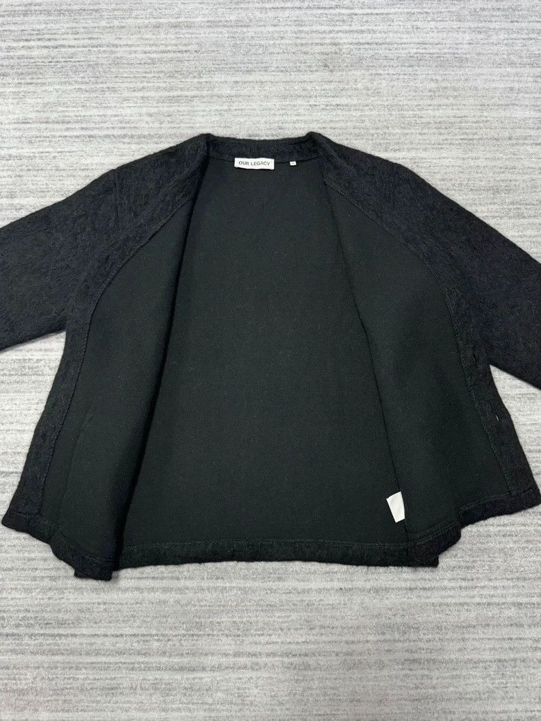 Our Legacy Our Legacy Our Legacy Mohair Cardigan in Black-2507 Size US M / EU 48-50 / 2 - 4 Thumbnail