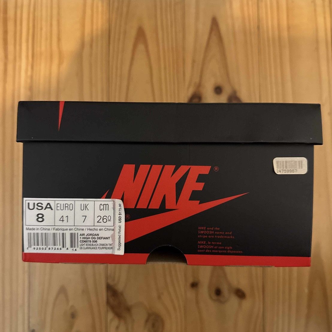 Jordan Brand Air Jordan 1 Retro High SB ‘NYC To Paris’ Size US 8 / EU 41 - 7 Thumbnail