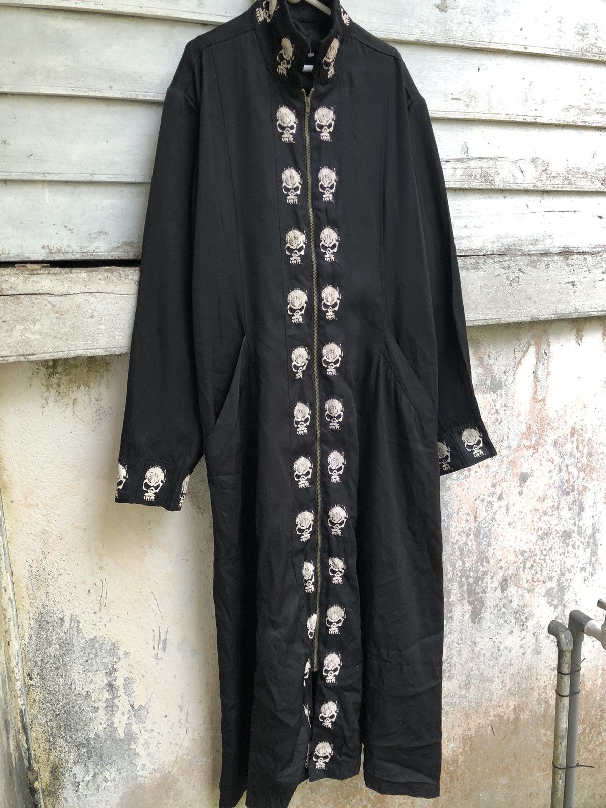 Other Gothic Black Metal Skulls Patch Rope Restraint Back Coat Size US L / EU 52-54 / 3 - 3 Thumbnail