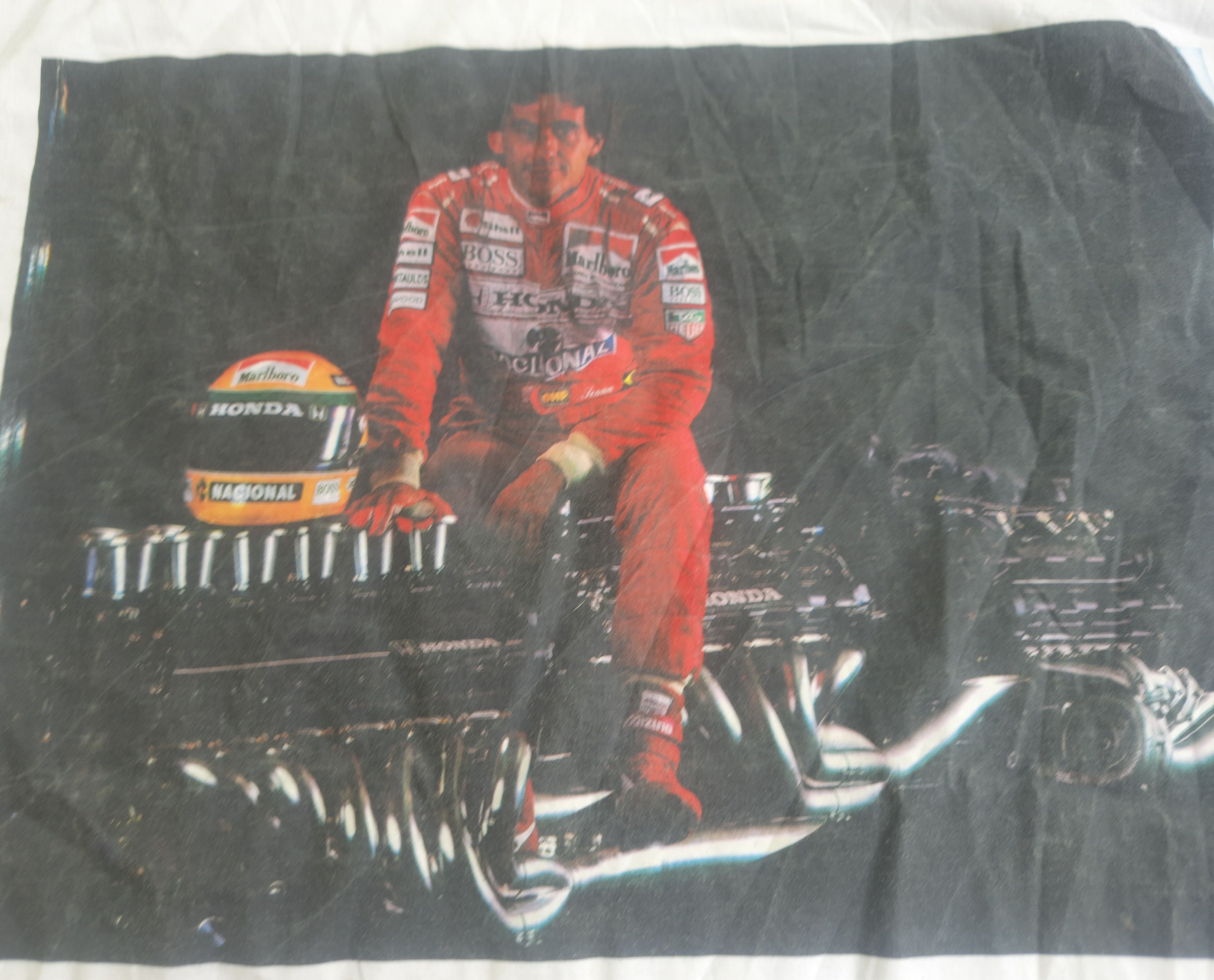 Formula 1 Aryton Senna Memorial Tshirt Size US M / EU 48-50 / 2 - 4 Thumbnail