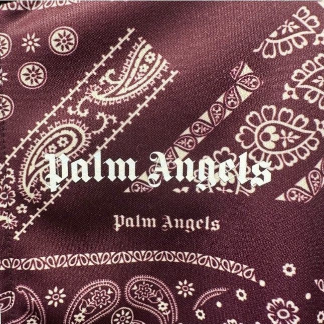 Palm Angels Palm Angels Bandana Track Jacket Zip Up Maroon & Red, Unisex Size US XL / EU 56 / 4 - 12 Thumbnail
